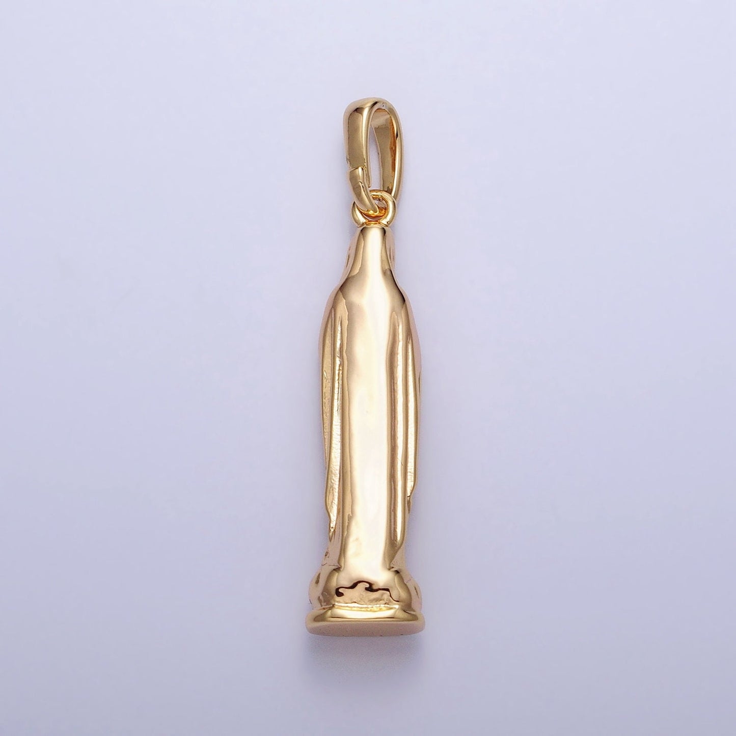 Gold, Silver Praying Mother Virgin Mary Charm Statue Religious Pendant | AA217 AA218