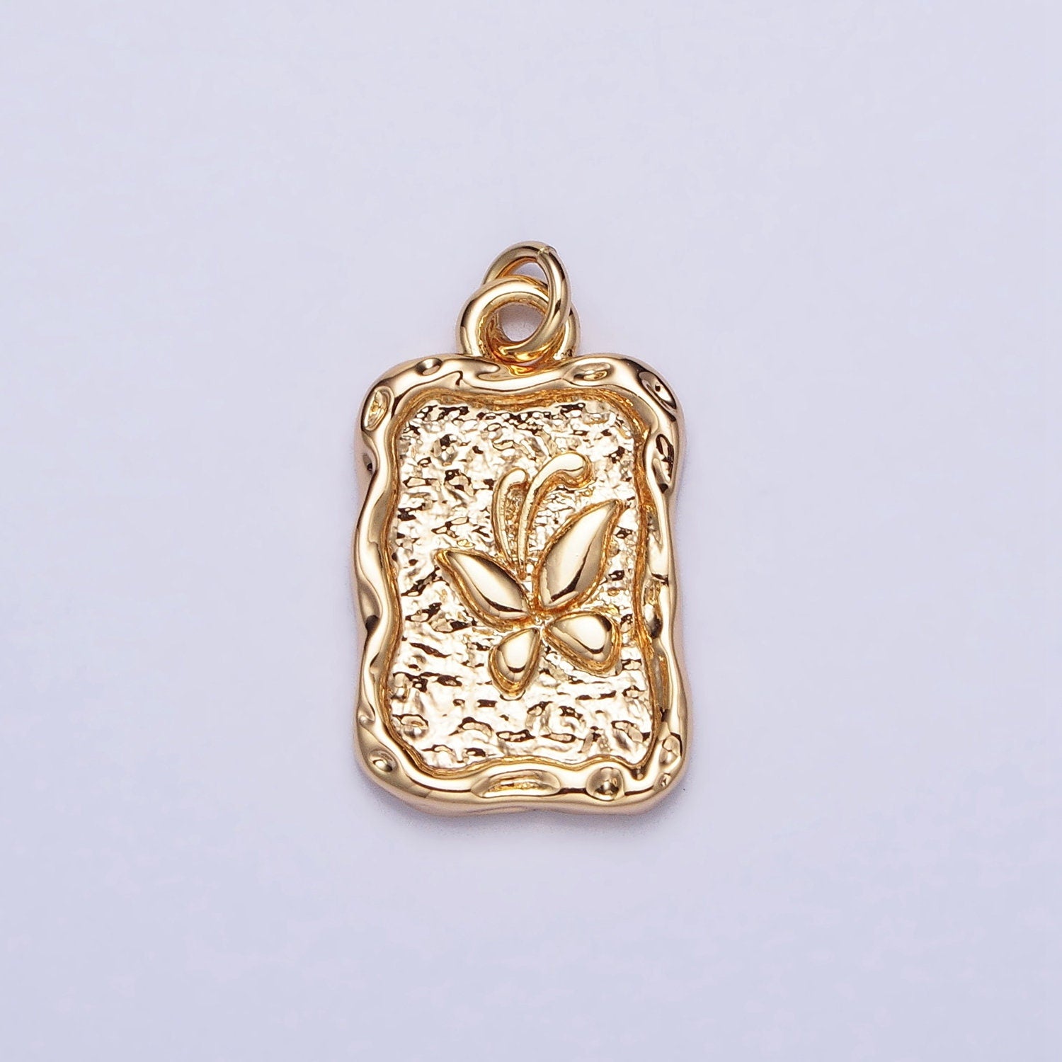 Mini Gold Beautiful Butterfly Charm Nature Spring Inspirational Insect Pendant Dainty Tile Charm Add on Charm for Bracelet Necklace AC393