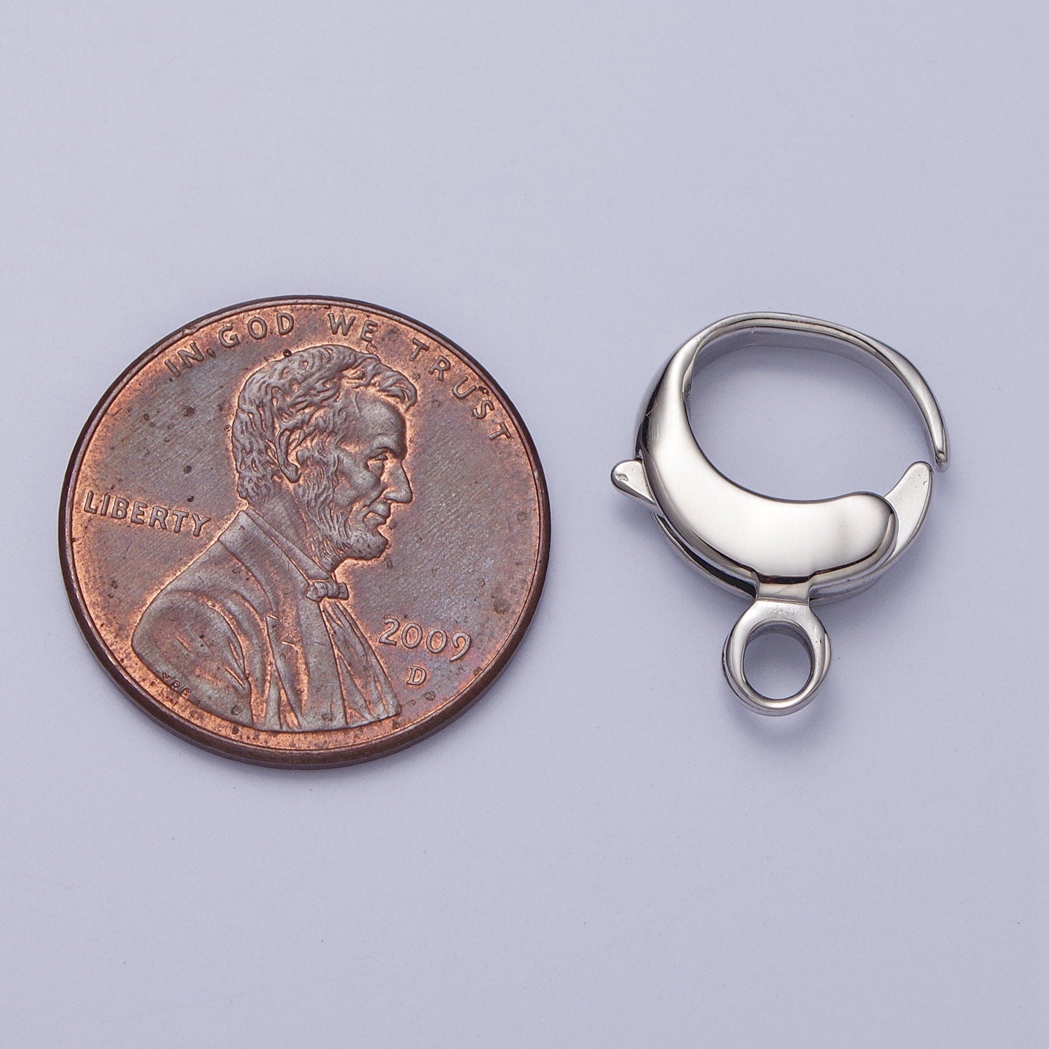 Stainless Steel Clasps 13x16mm Oval Lobsters Clasp End Closures Hooks for Necklace Bracelet Component Tarnish Free Z313