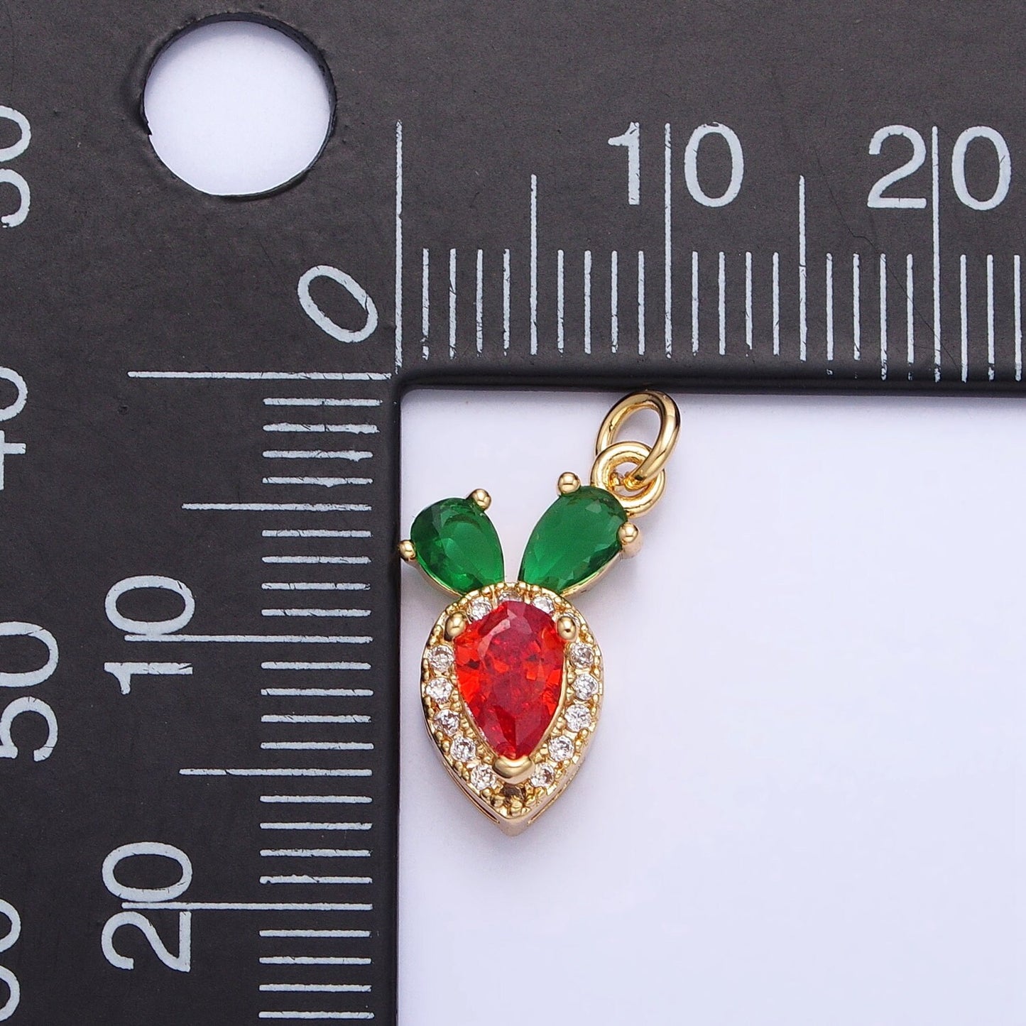 Mini Carrot charms for necklaces Bracelet Earring Easter charms for jewelry making, vegetable food Add on Charm Rabbit Bunny Inspired AC765