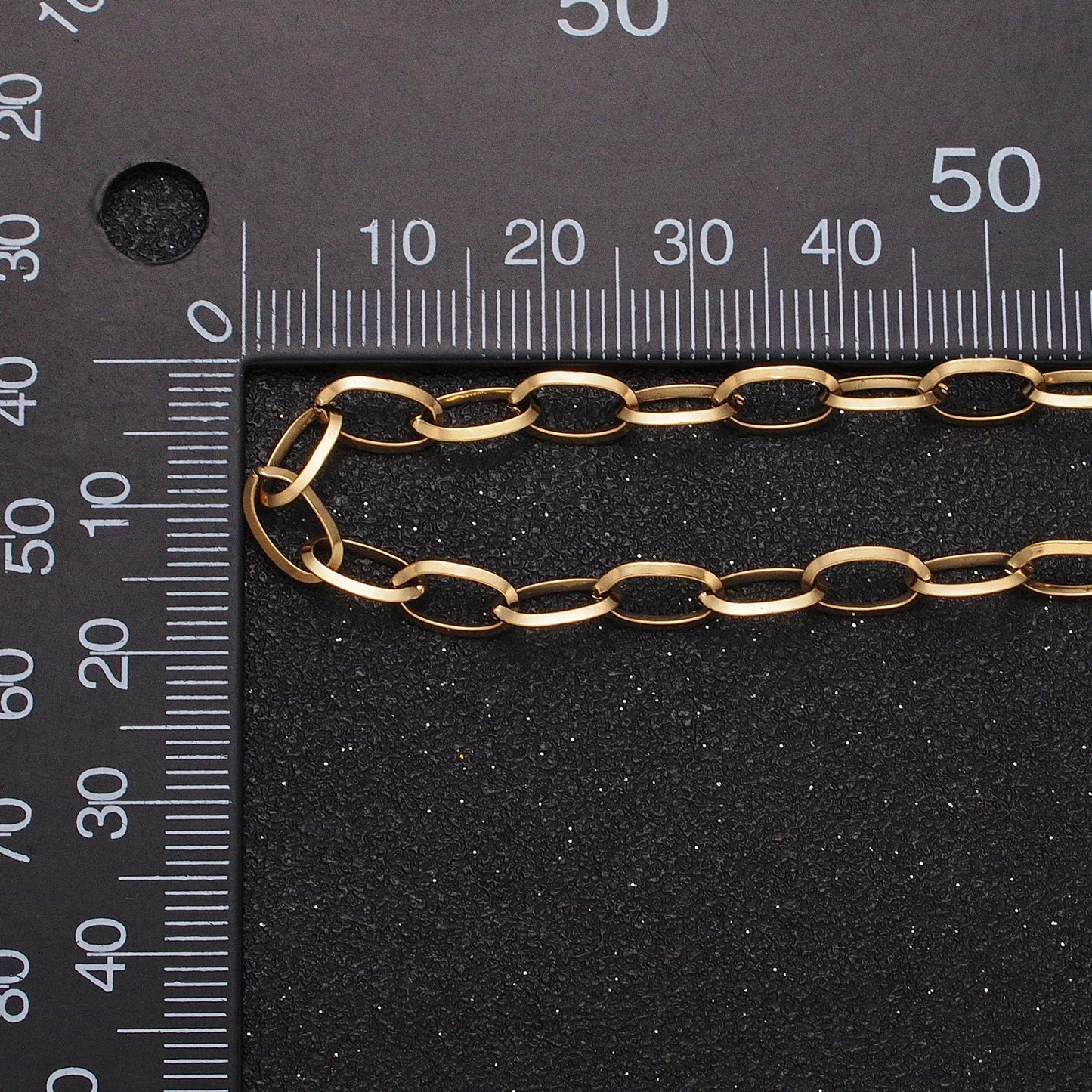 Stainless Steel 4.8x10mm Paperclip Unfinished Chain by Yard Tarnish Free Wholesale Chain for Necklace Bracelet Supply | ROLL-1358 ROLL-1359