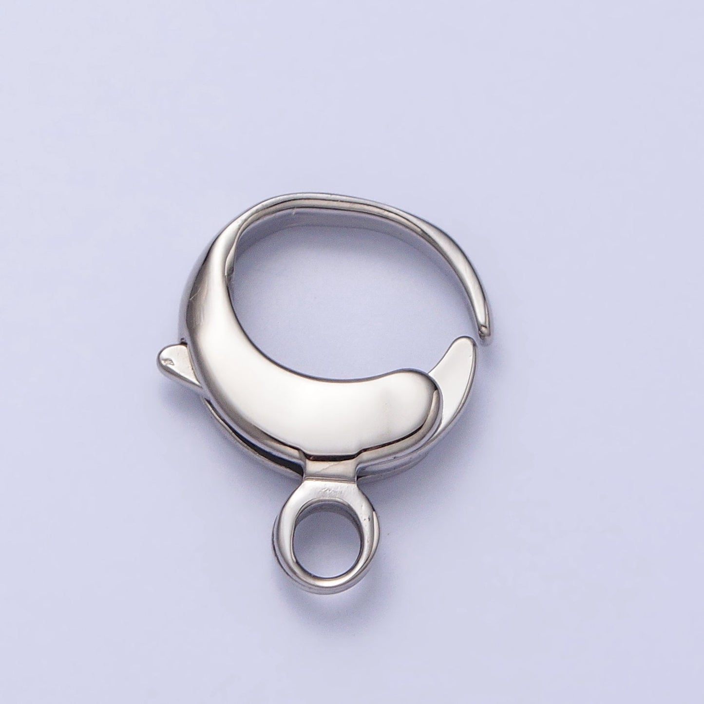 Stainless Steel Clasps 13x16mm Oval Lobsters Clasp End Closures Hooks for Necklace Bracelet Component Tarnish Free Z313