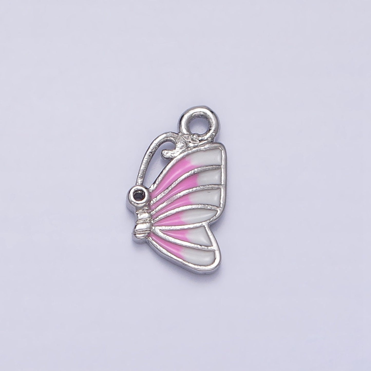Teeny Tiny Butterfly Charm Gold Plated Charm for bracelet necklace earring component ac418