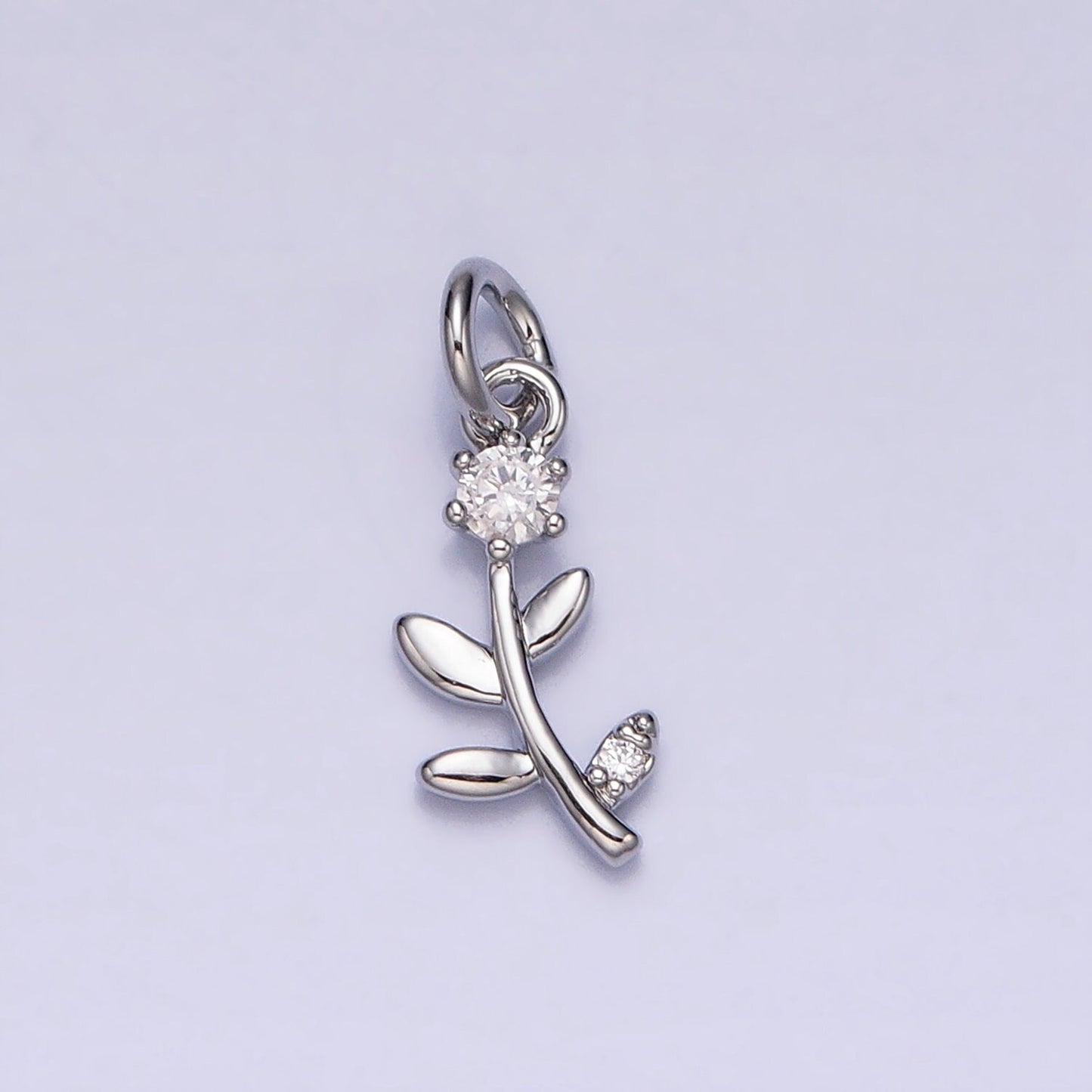 Gold Flower 24K Gold Filled Tiny Charms, Gold Filled Enamel Charm, Gold Floral charm Spring Colorful Jewelry Inspired, 1598