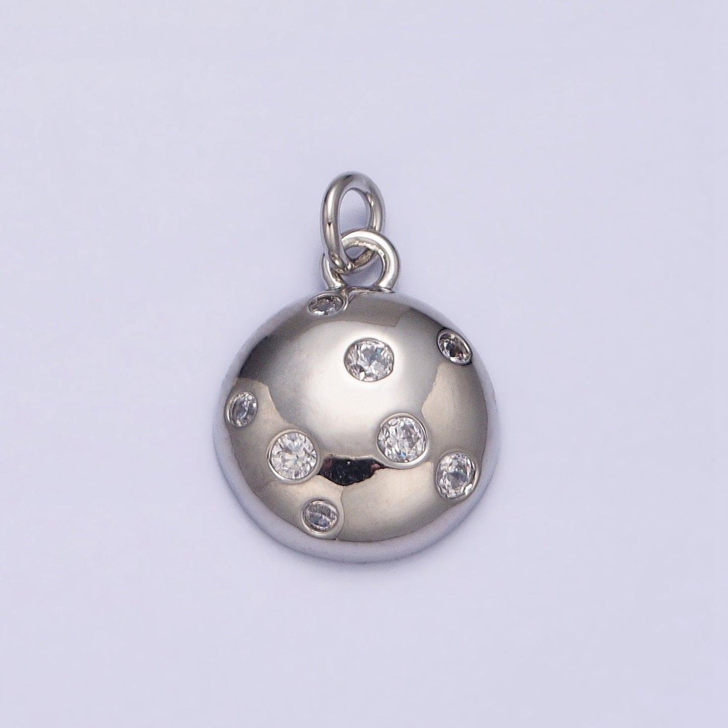 Dainty Gold Bubble Charm, Bubble Pendant, Bubble Round Ball Charm, Tiny Bubble Charm 16k Gold Filled AC510