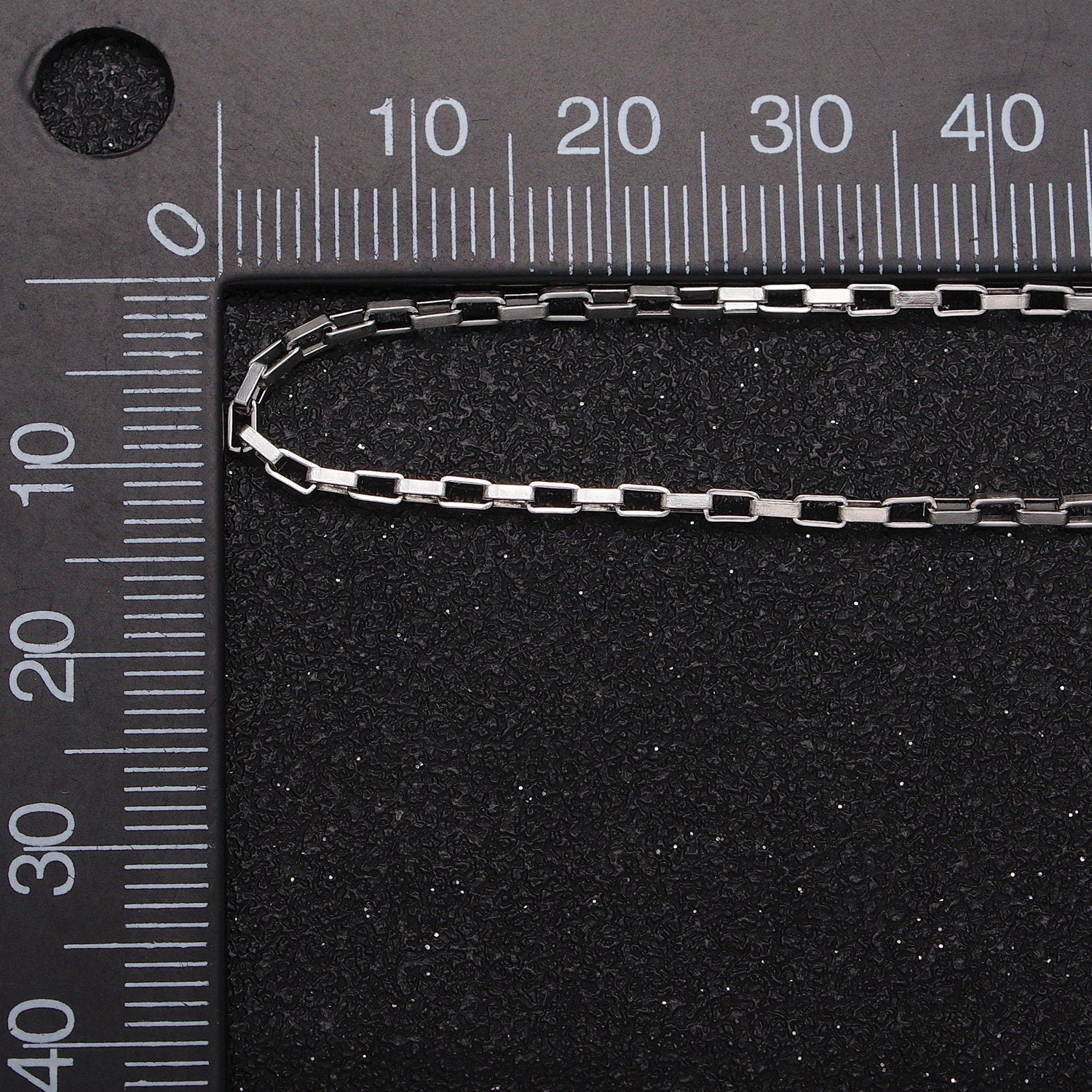 17.7 Inch Stainless Steel Paperclip Finished Unisex Chain, Ready to Wear Stainless Tiny link Chain for Necklace component Supply WA1696
