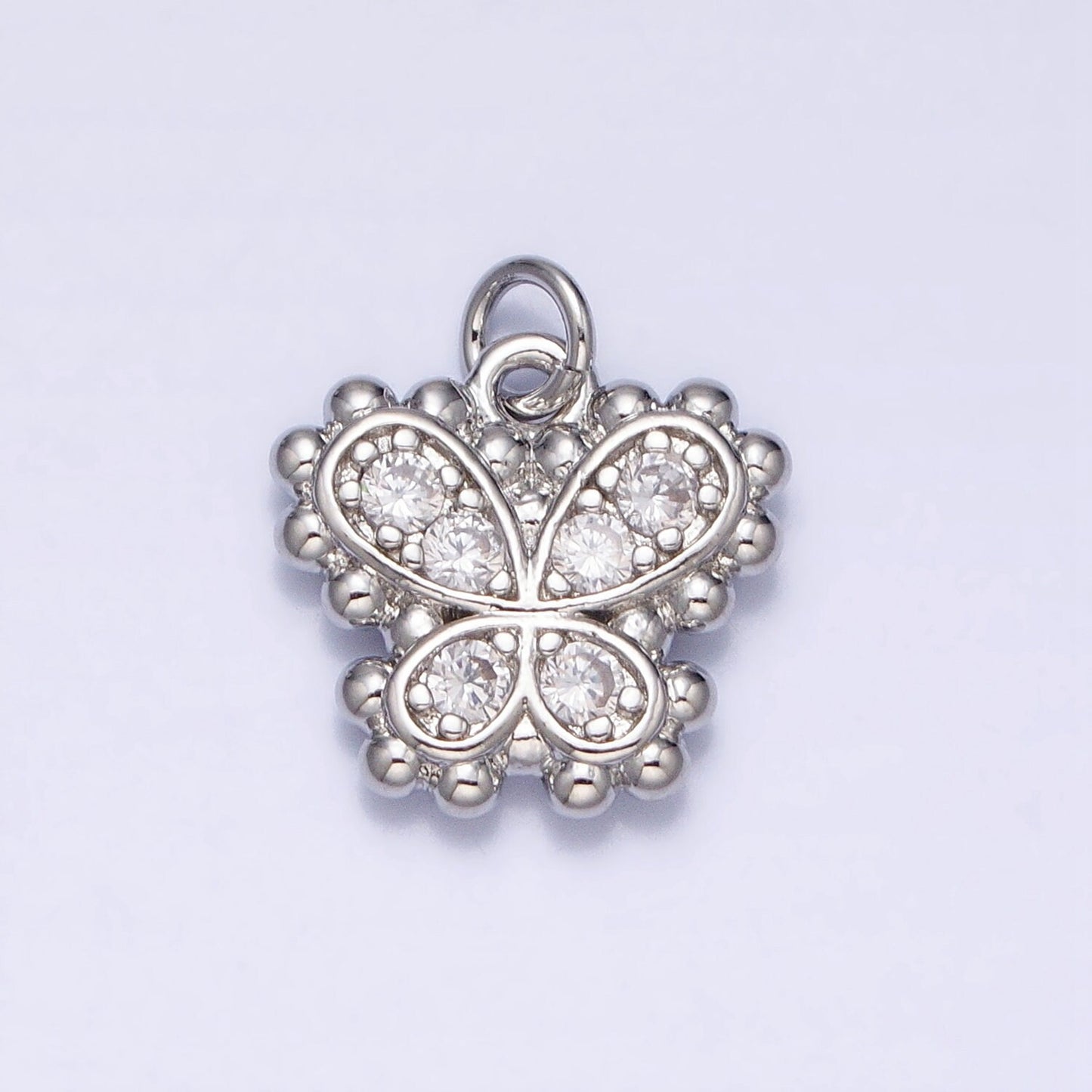 Mini Gold Butterfly Charm Cubic Animal Charm Mariposa Monrach Pendant Dangle Charms for Bracelet Necklace Earring Supply Component ac629