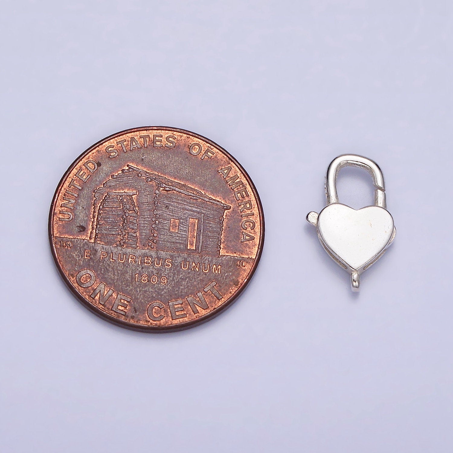 S925 Sterling Silver Love Heart Lobster Clasp Heart Trigger Clasp – Lobster Claw for Jewelry Making Supplies | SL-289