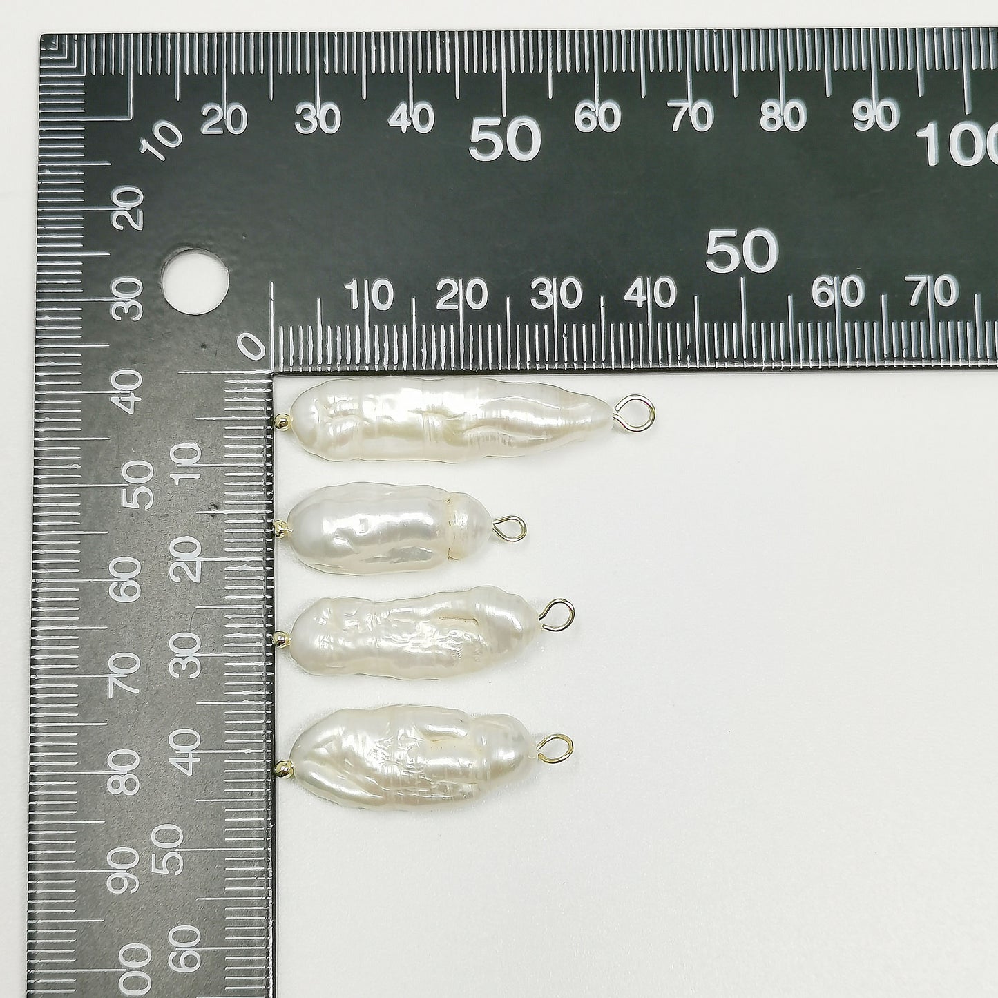 Products 1x Freeform Rice pearls Charm Natural white pearls Pendant Natural freshwater pearls Small pearls Charm for jewelry Making P1572