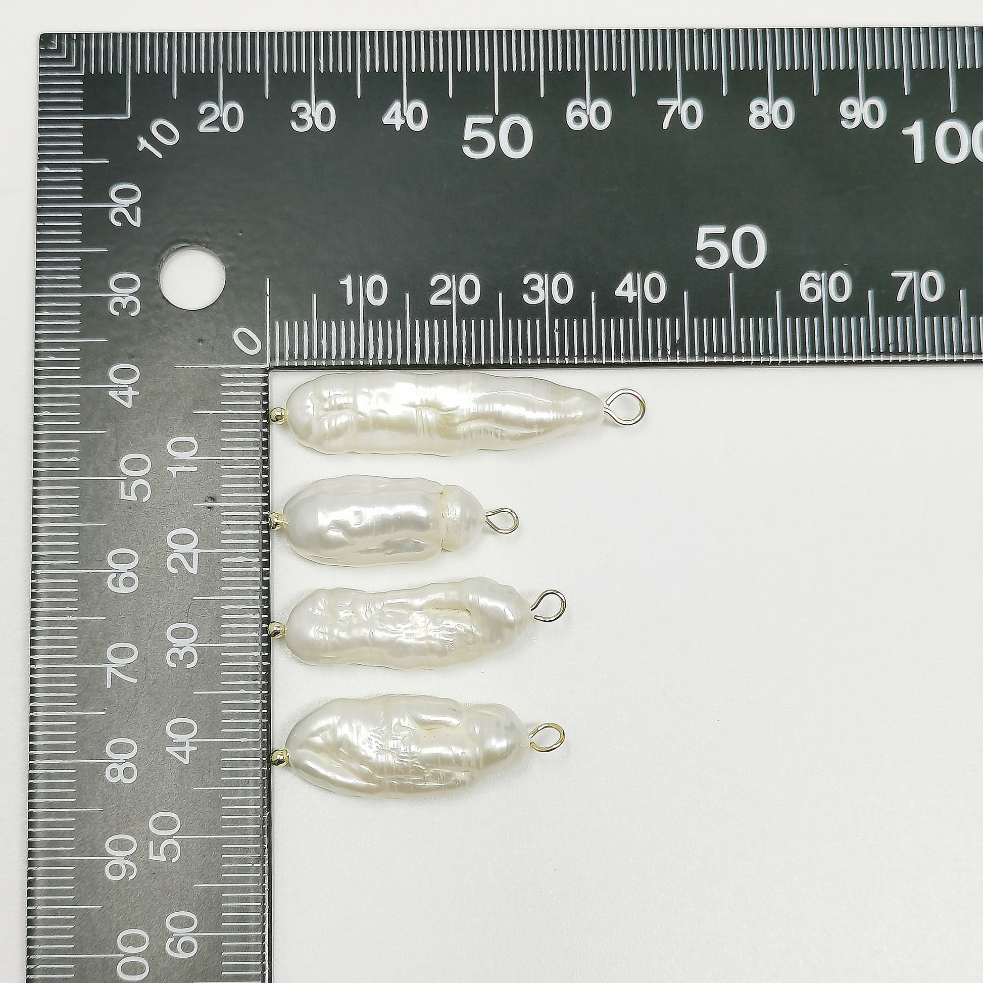 Products 1x Freeform Rice pearls Charm Natural white pearls Pendant Natural freshwater pearls Small pearls Charm for jewelry Making P1572