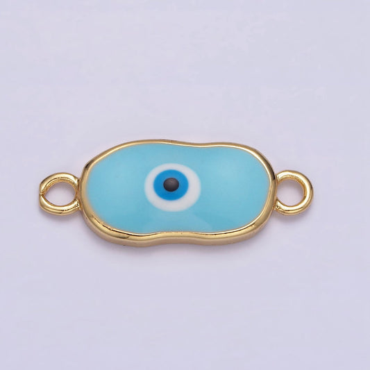 Evil Eye Connector, Gold Filled Evil Eye Jewelry, Lucky Eye Jewelry, Evil Eye Charms, Evil Eye Jewelry, Good Luck Charms