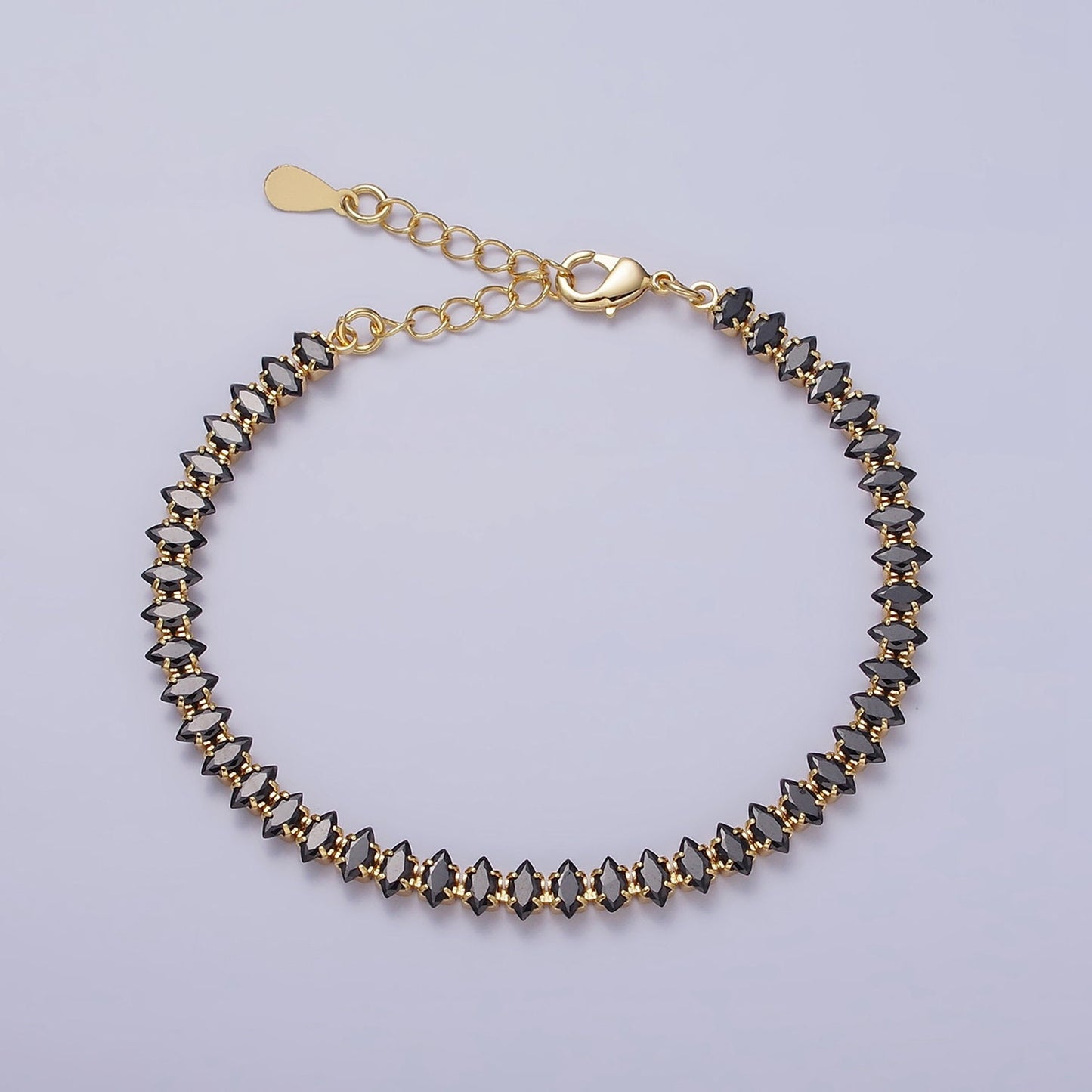 Dainty Gold Tennis Bracelet, Silver Bracelet, Diamond CZ Bracelet Mother Day Gift for Her, CZ Tennis Bracelet
