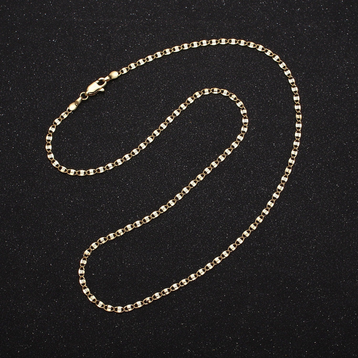 14K Gold Filled 2.5mm Unique Anchor Chain 18 Inch, 19 Inch Chain Necklace | WA-1869