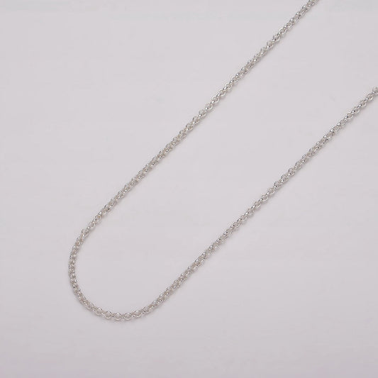 Dainty Rolo Chain Sterling Silver 1.5mm by the Yard Fine Rolo Cable Chain Wholesale Chain for Bracelet Necklace Anklet Permanent Jewelry