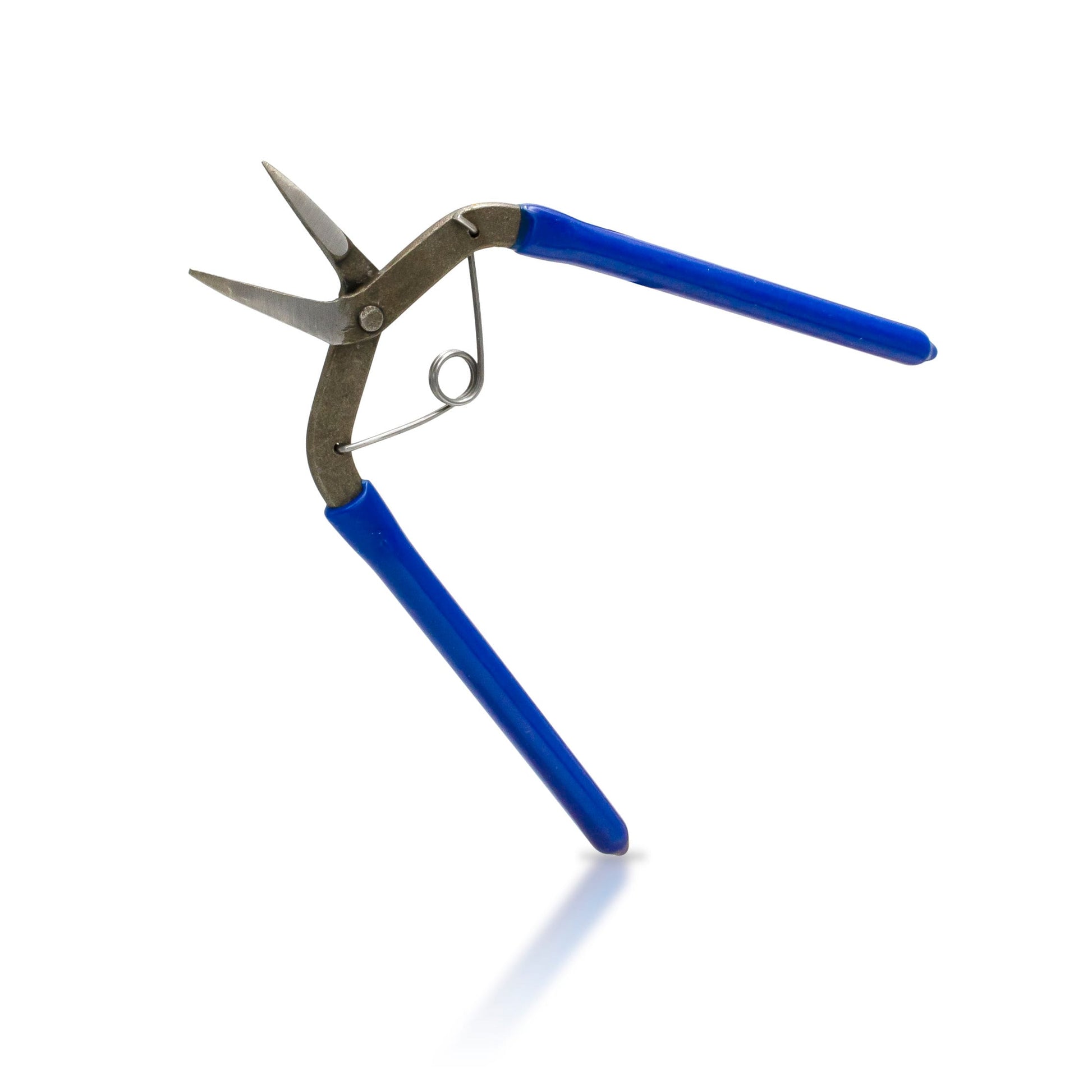 Basic Flat Nose Pliers, Jewelry Making Tools Blue Ergonomic Grip Handles Return Leaf Spring SP-008