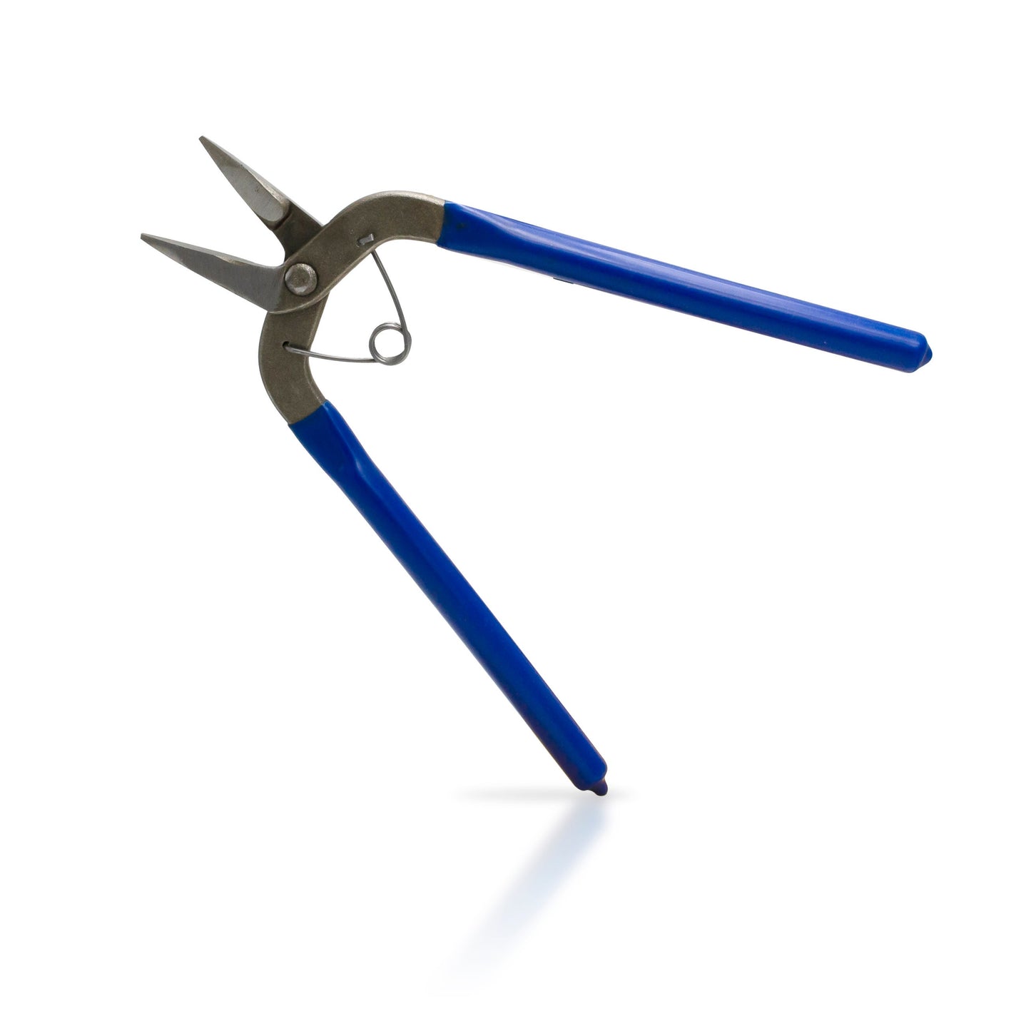 Basic Flat Nose Pliers, Jewelry Making Tools Blue Ergonomic Grip Handles Return Leaf Spring SP-009