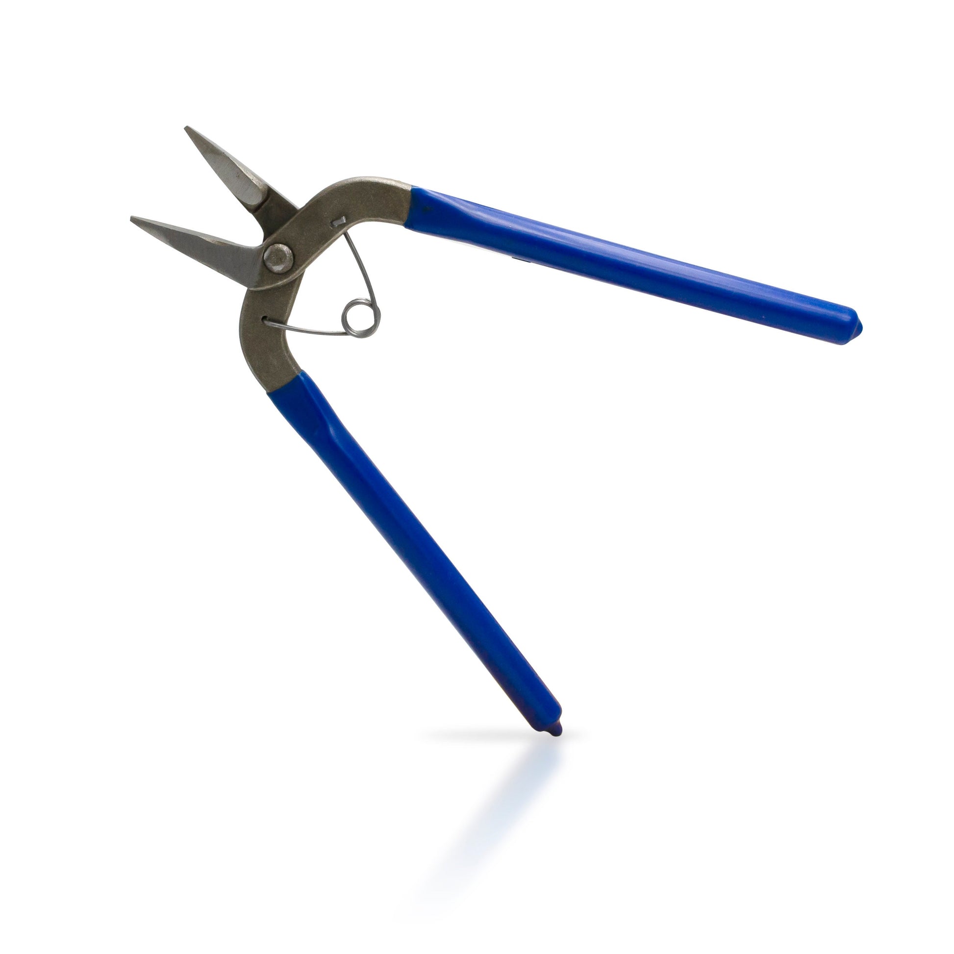 Basic Flat Nose Pliers, Jewelry Making Tools Blue Ergonomic Grip Handles Return Leaf Spring SP-009