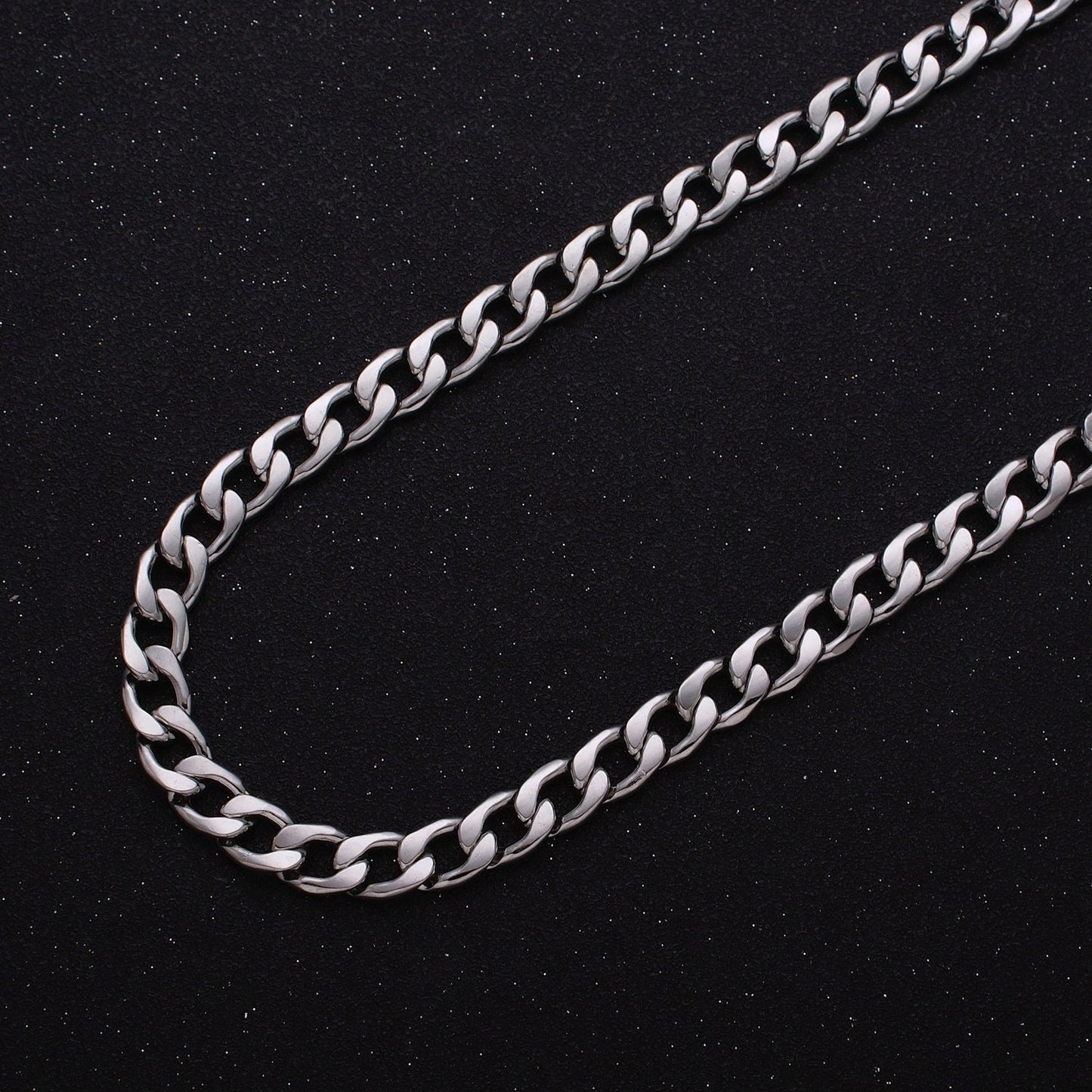 24k Gold Filled Cuban Link Chain 7.5mm Unfinished Unisex Curb Link Chain by Yard Wholesale Jewelry Making Supplies Roll-1283 1284