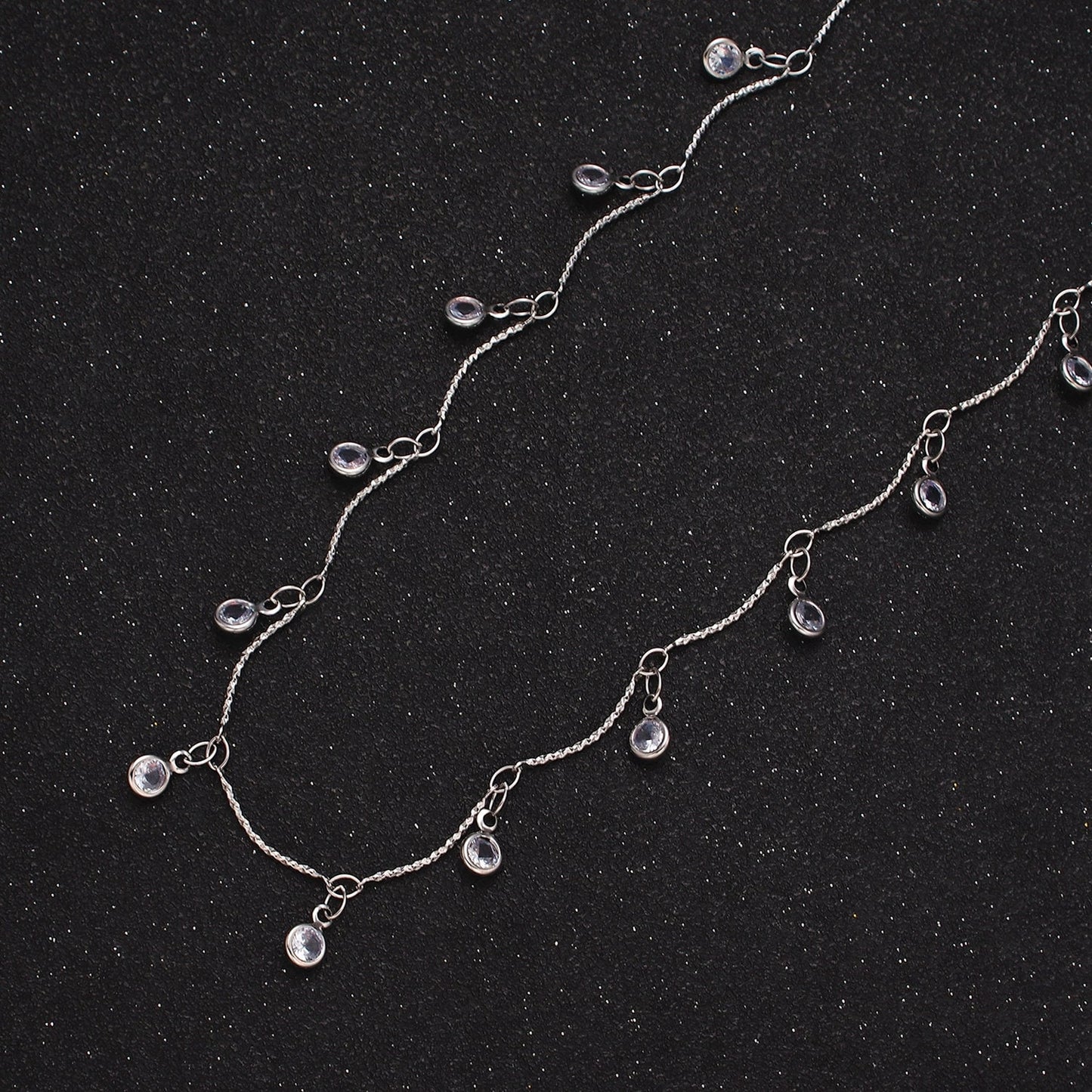 16K Gold Filled Clear Round Drop Textured Designed Unfinished Chain in Gold & Silver Wholesale Bulk Chain | ROLL-1363 ROLL-1364