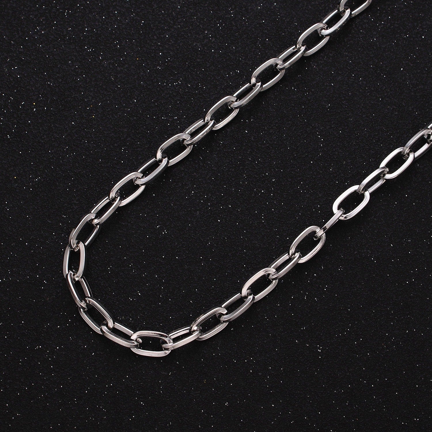 Chunky 16k Gold Filled Elongated Thick Cable Chain 6.1mm Oval Chain For Jewelry Making | ROLL-1227