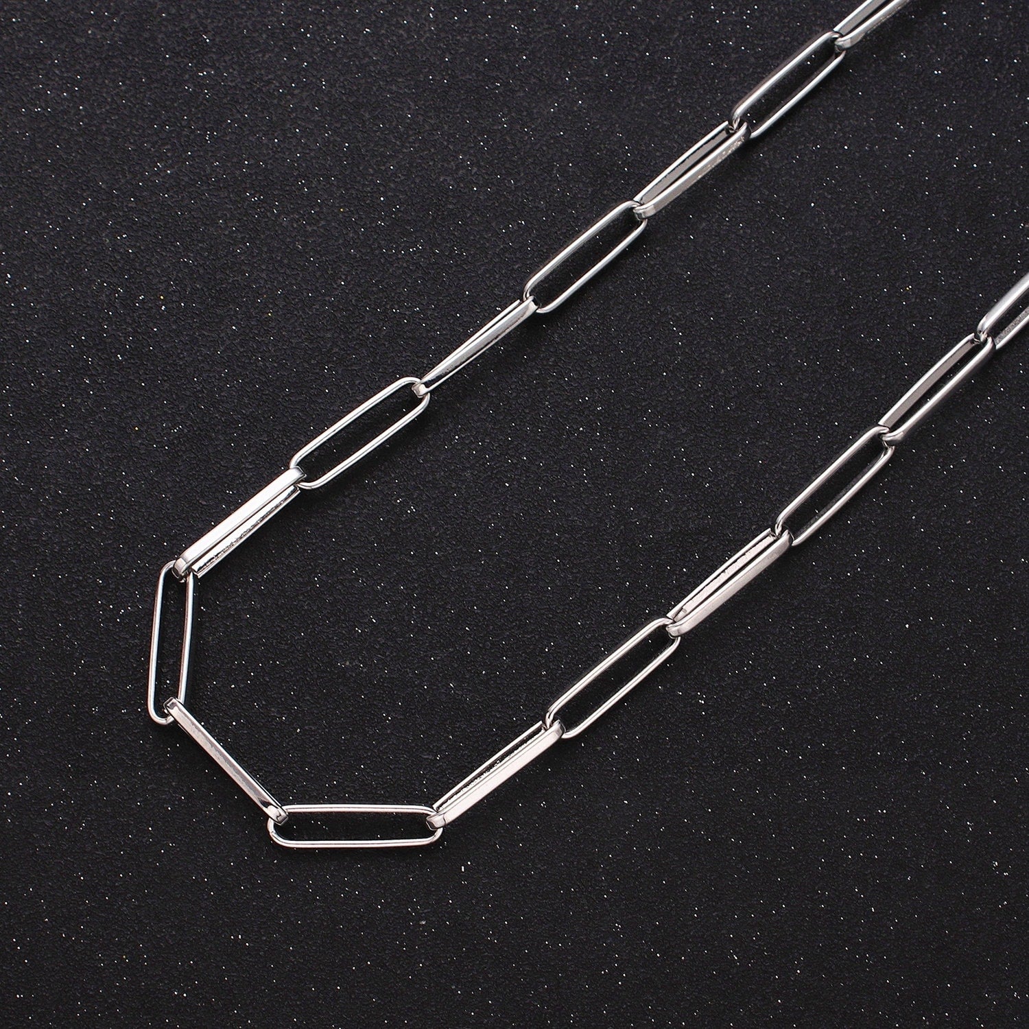24k Gold Filled Chain by Yard Slim Paper Clip Chain Unfinished Chain Wholesale Elongated Oval Link Chain Roll-1285 1286