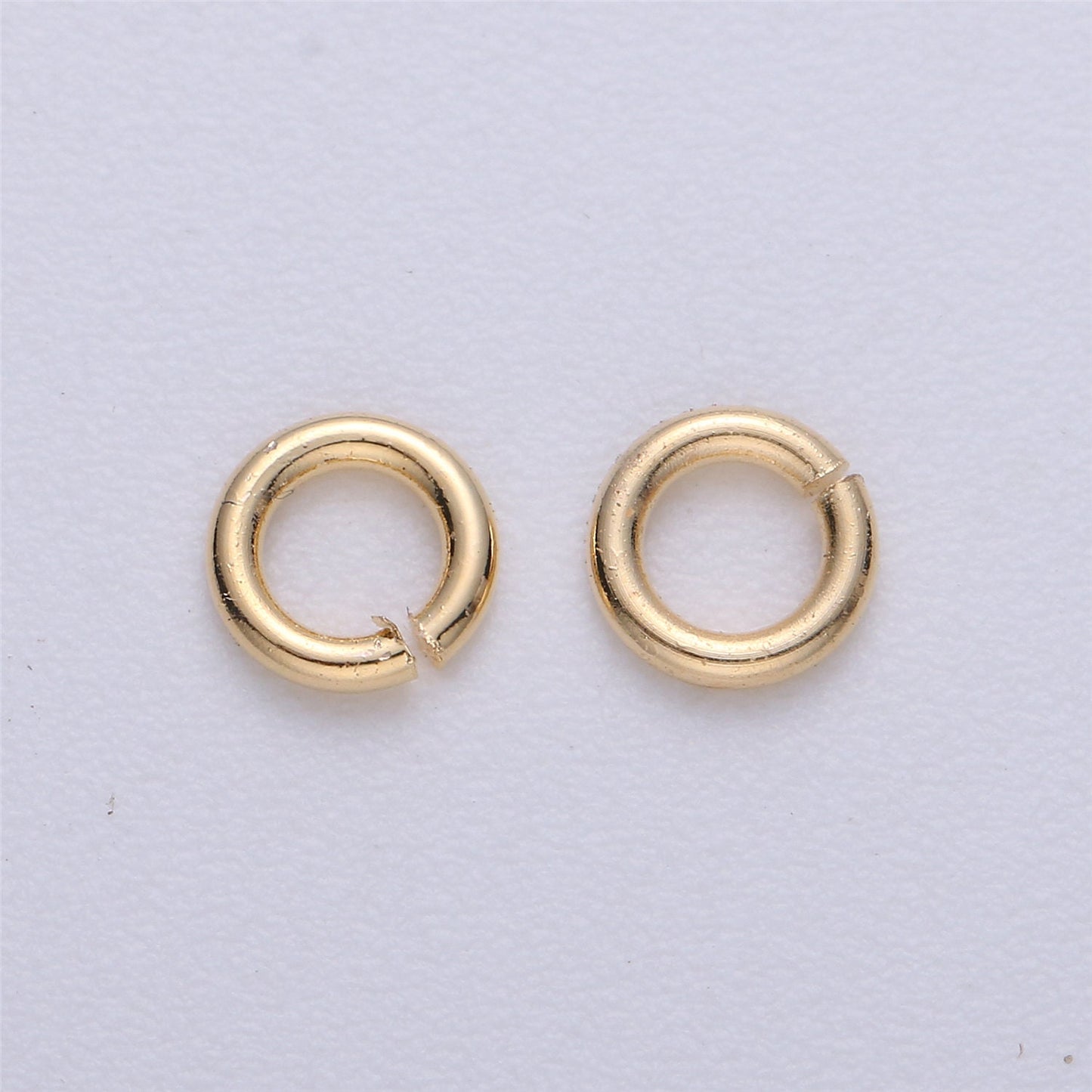 1mm x 6mm (10 gauge) Gold Filled Jump Ring Open Jump Rings, jewelry making supplies 10 gram