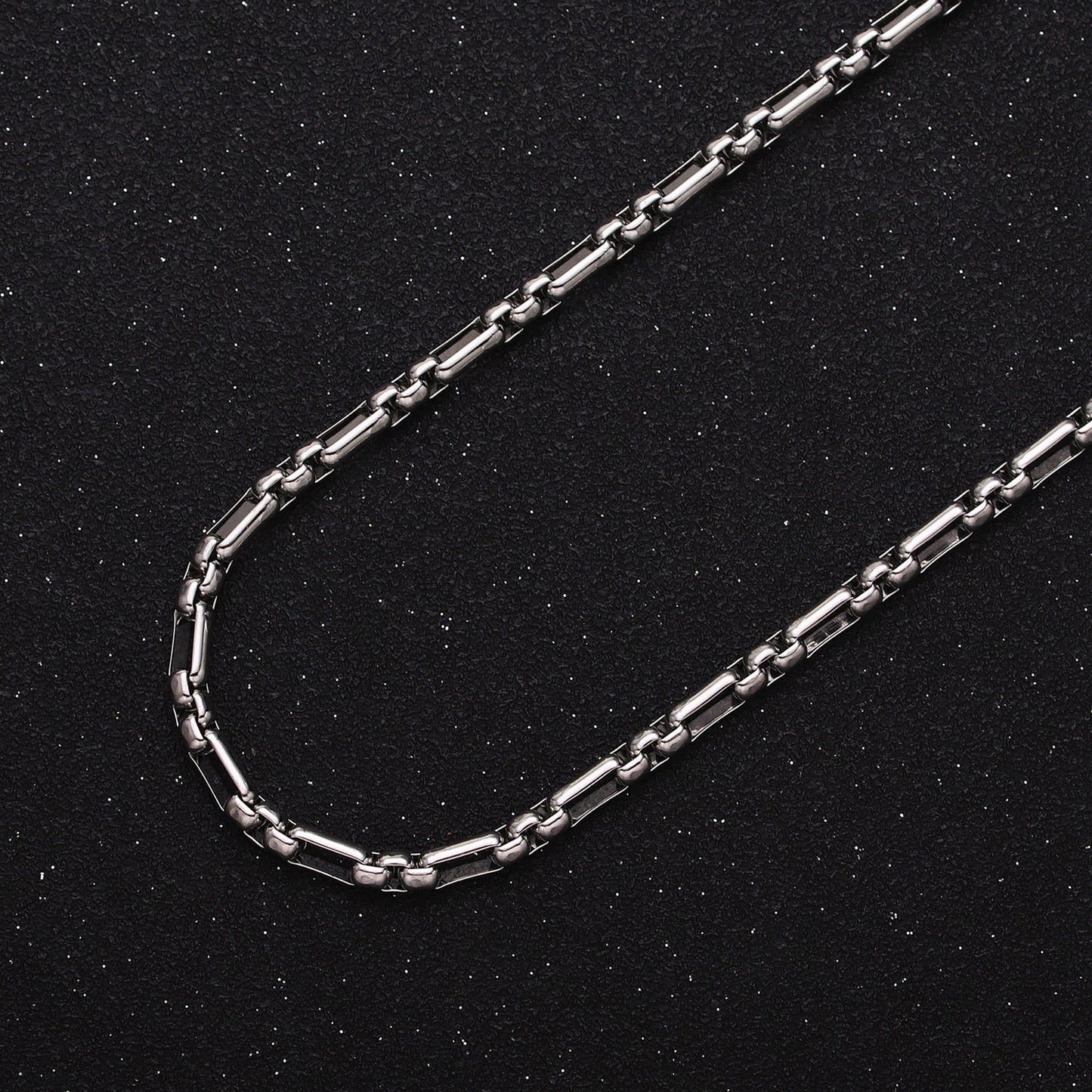 Unique Paper Clip Cable with Rolo Link 24k Gold Filled 3.5mm Unique Cable Chain Link Unfinished Yard Chain in Gold & Silver | ROLL-1315