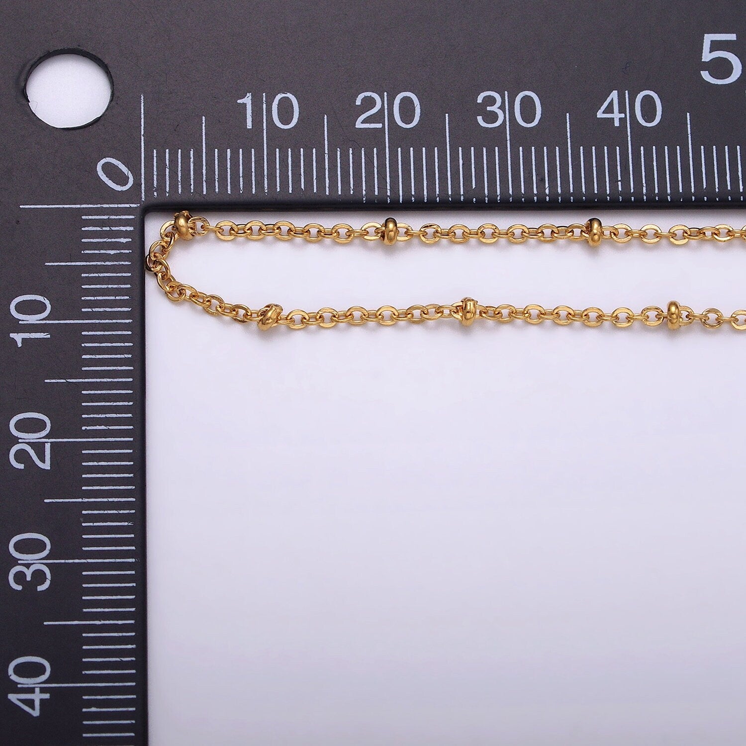 Fine Silver Horse shoe chain 1.1mm Unfinished chain by Yard Unique Horseshoe Link Chain | Roll-1328