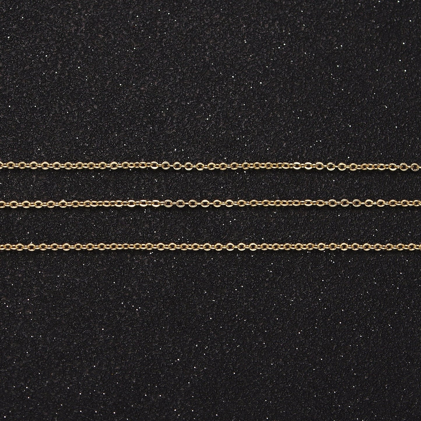 14K Gold Filled 1.2mm Dainty Cable Chain 18 Inch, 16 Inch, 20 Inch Layering Chain Necklace | WA-2117 ~ WA-2119