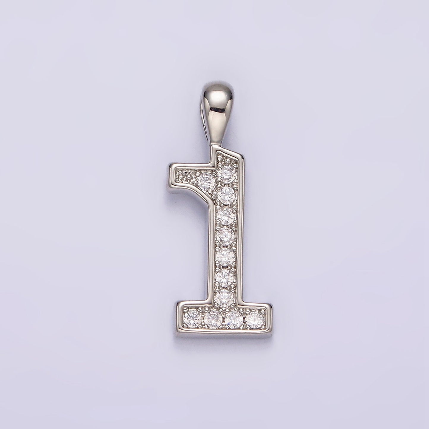 Silver Number Necklace Charm Team Number Jersey Number Personalized Jewelry Necklace with Number Lucky Number Date Pendant N1246