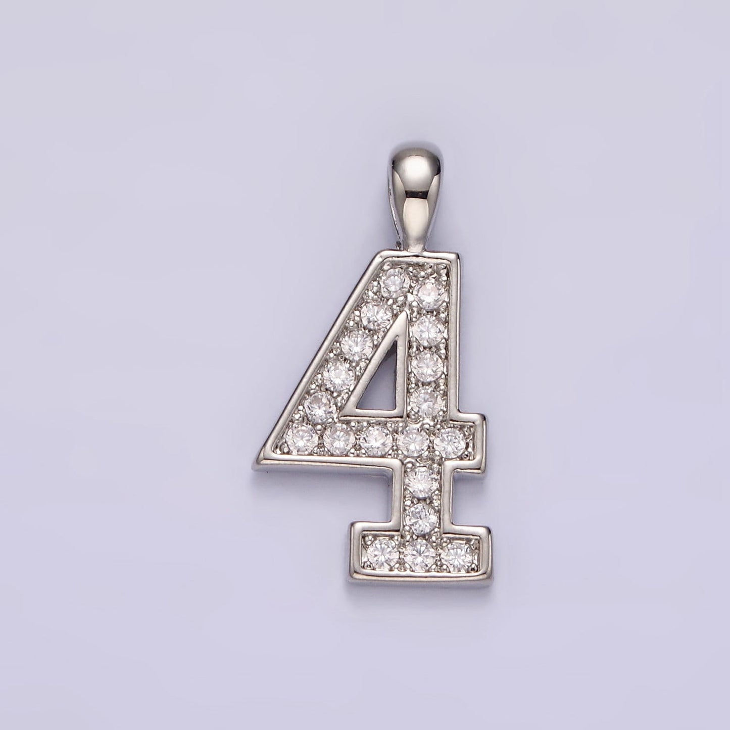 Silver Number Necklace Charm Team Number Jersey Number Personalized Jewelry Necklace with Number Lucky Number Date Pendant N1246
