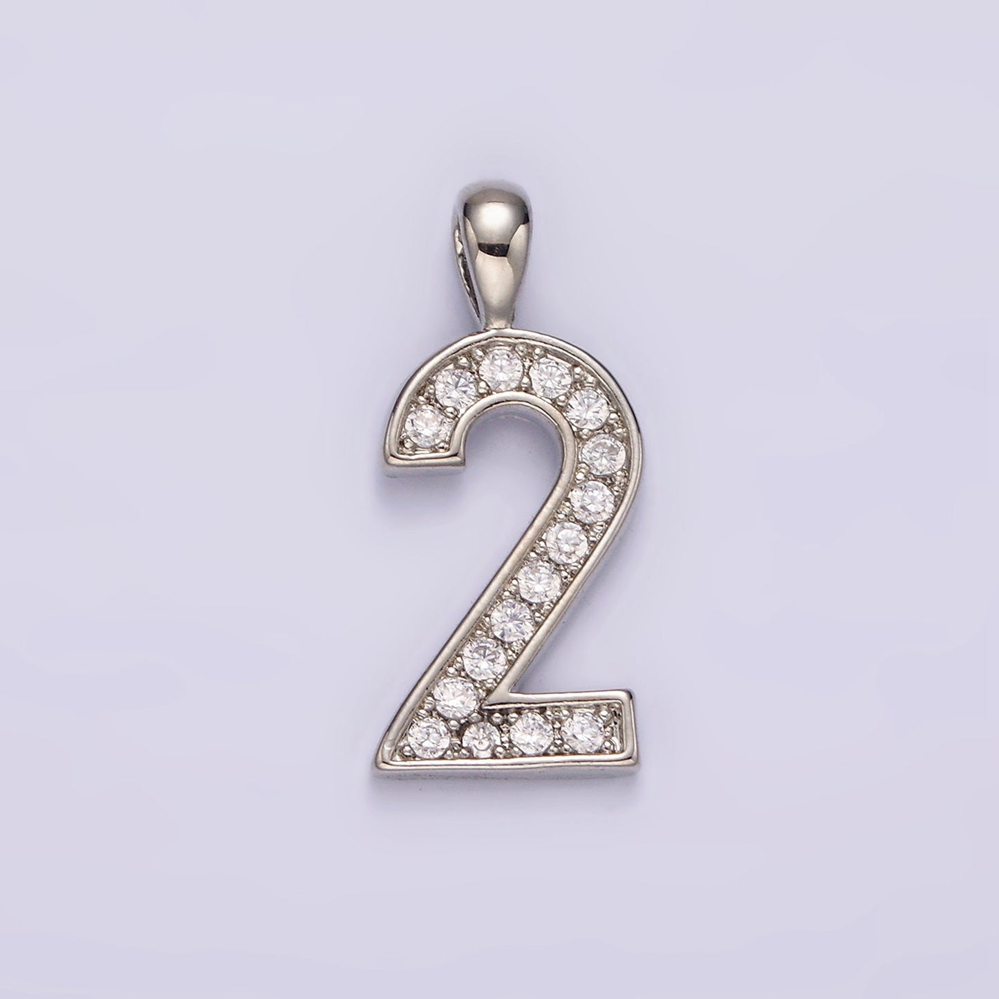 Silver Number Necklace Charm Team Number Jersey Number Personalized Jewelry Necklace with Number Lucky Number Date Pendant N1246
