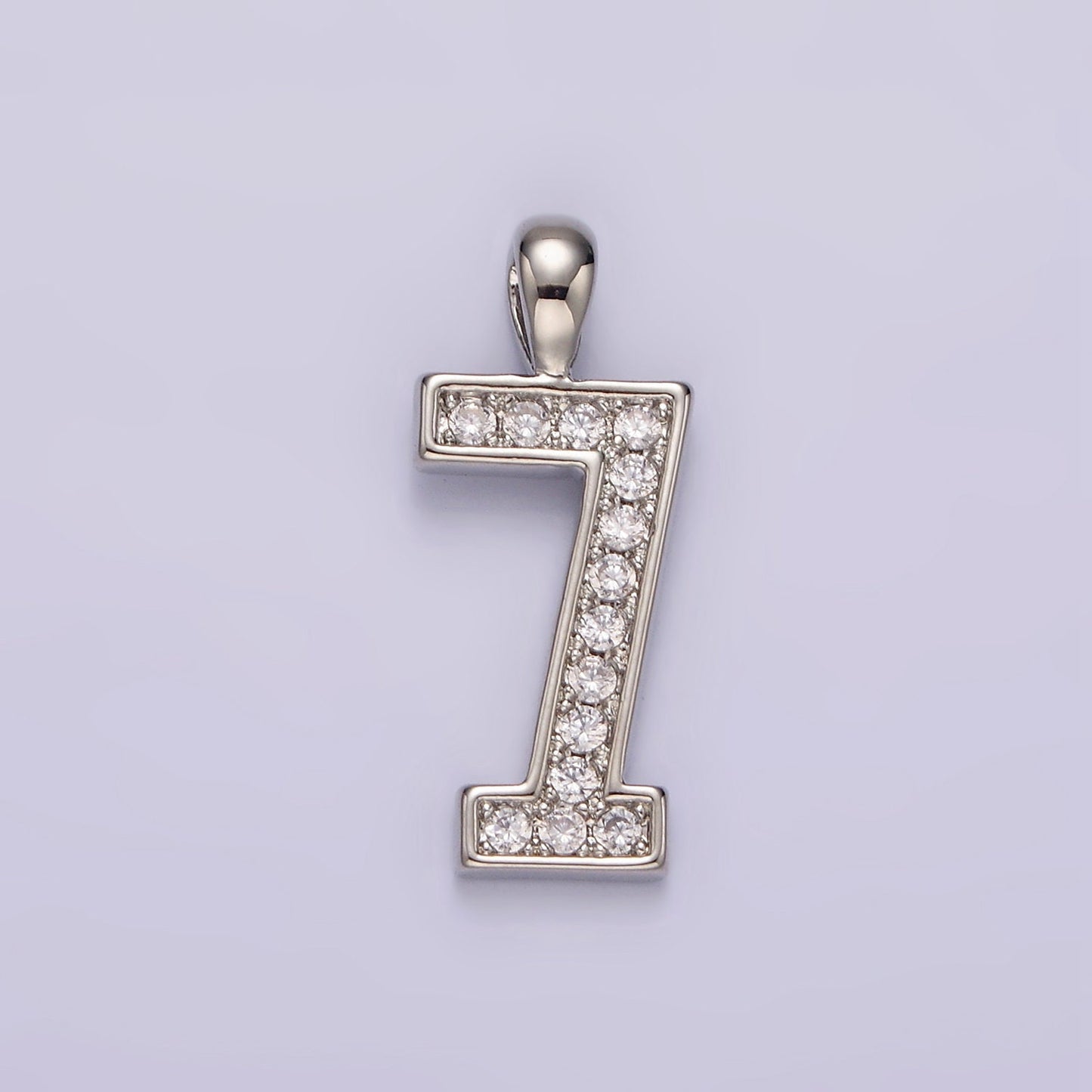 Silver Number Necklace Charm Team Number Jersey Number Personalized Jewelry Necklace with Number Lucky Number Date Pendant N1246