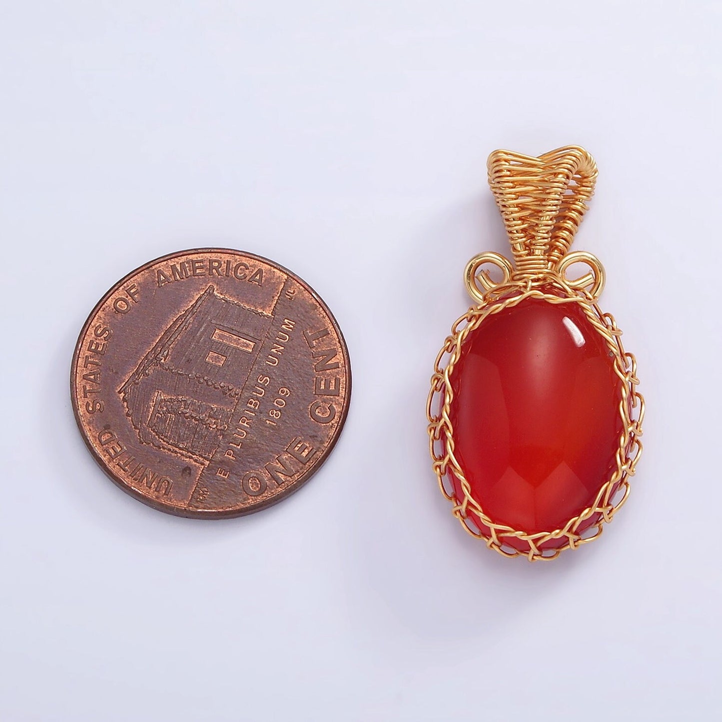 Handmade Crystal Wire Wrapped Necklaces Pendant Rose Quartz Amethyst Jade Onyx Healing Stone Oval Gemstone Necklaces Charm AA616
