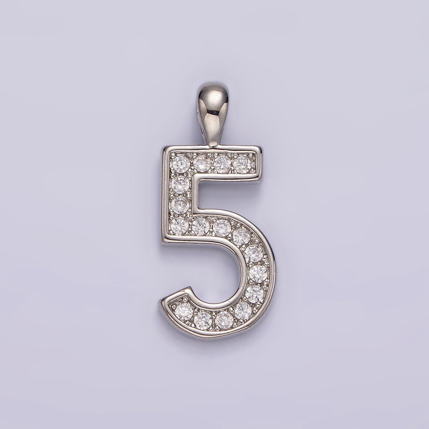 Silver Number Necklace Charm Team Number Jersey Number Personalized Jewelry Necklace with Number Lucky Number Date Pendant N1246