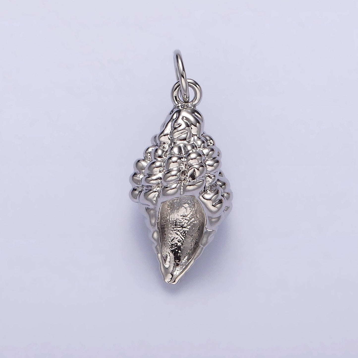 14K Gold Filled 20mm Ocean Clam Sea Shell Add-On Charm in Gold & Silver | N1083 N1084