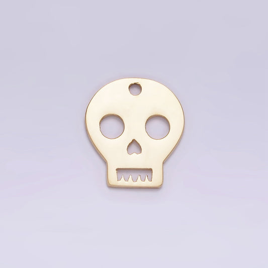 Mini Skull Charms Teeny Tiny Spooky Cute Skull Gothic Halloween Charm Jewelry Findings Dia De Los Muertos, Day of the Dead P1240