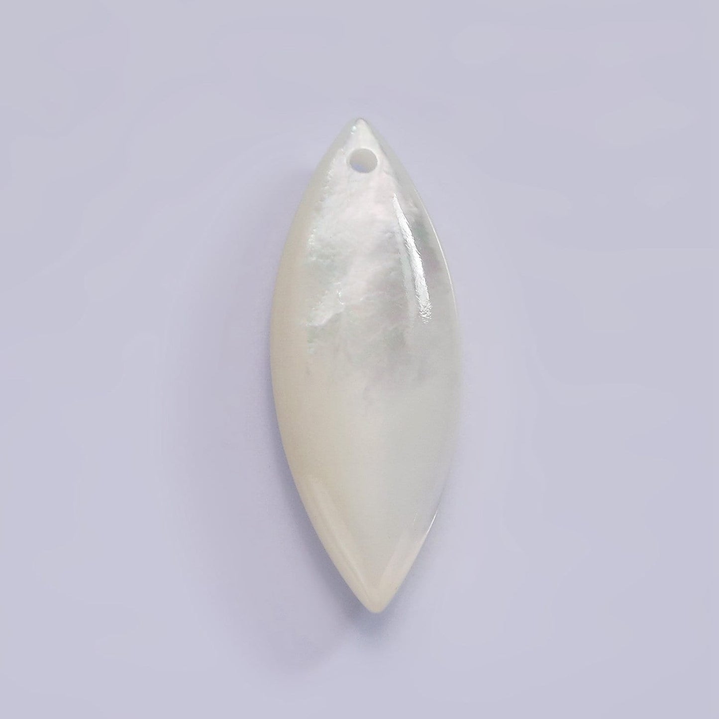 1x 30mm x 12mm drilled natural White MOP mother of pearl shell oval Surfboard beads for Beach Inspired Men Women Jewelry