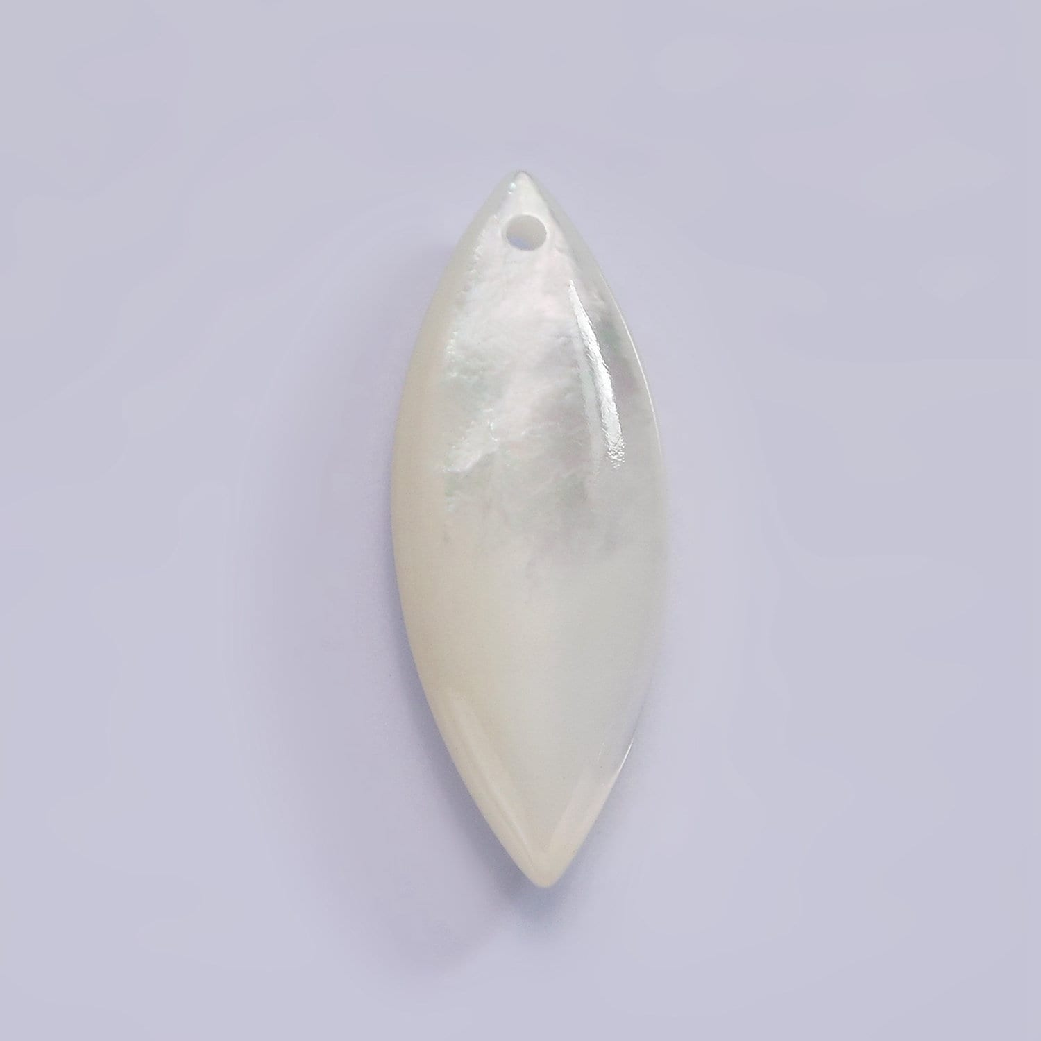 1x 30mm x 12mm drilled natural White MOP mother of pearl shell oval Surfboard beads for Beach Inspired Men Women Jewelry