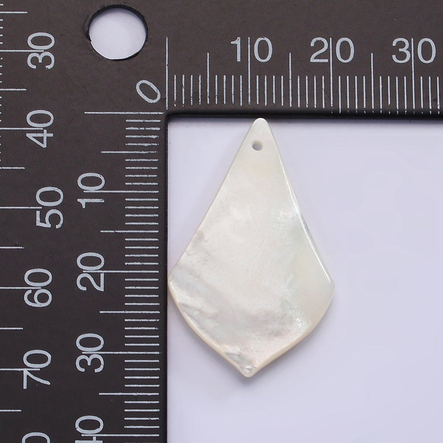 1x Natural Tie White MOP mother of pearl shell Triangle disc pendant for Mermaid Beach Under the Sea Jewelry Inspired One of a Kind