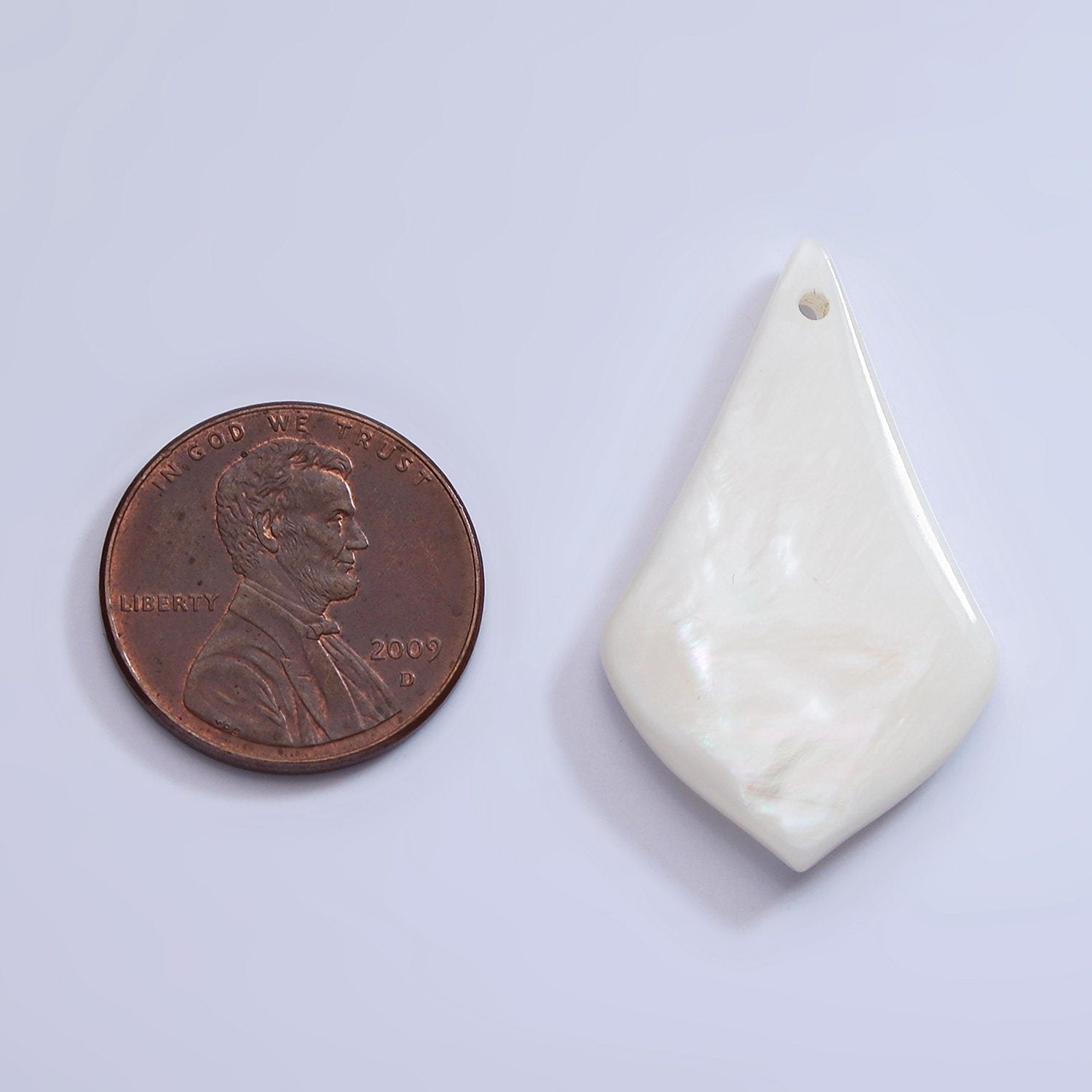 1x Natural Tie White MOP mother of pearl shell Triangle disc pendant for Mermaid Beach Under the Sea Jewelry Inspired One of a Kind