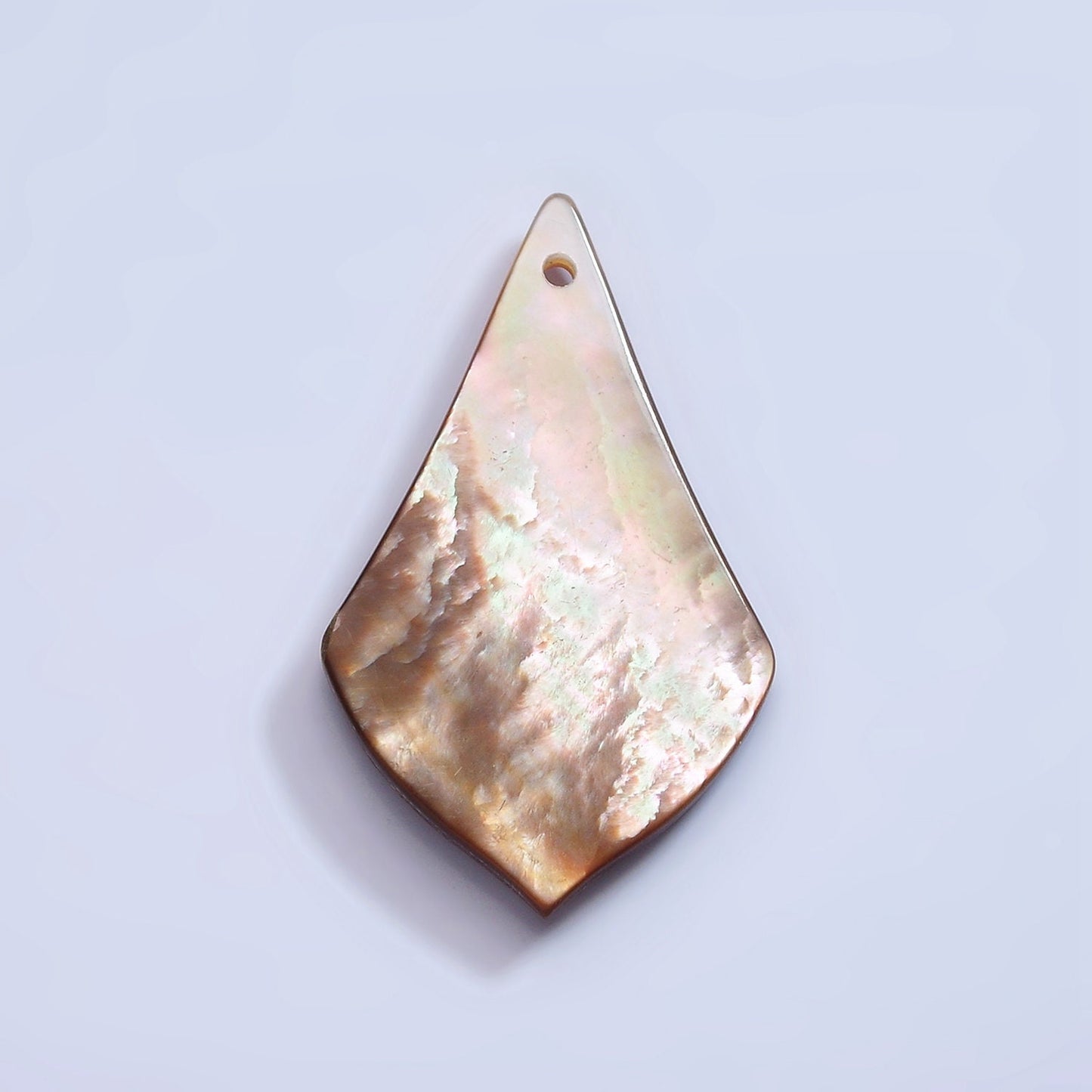 1x Natural Tie Black Abalone shell Triangle disc pendant for Mermaid Beach Under the Sea Jewelry Inspired One of a Kind