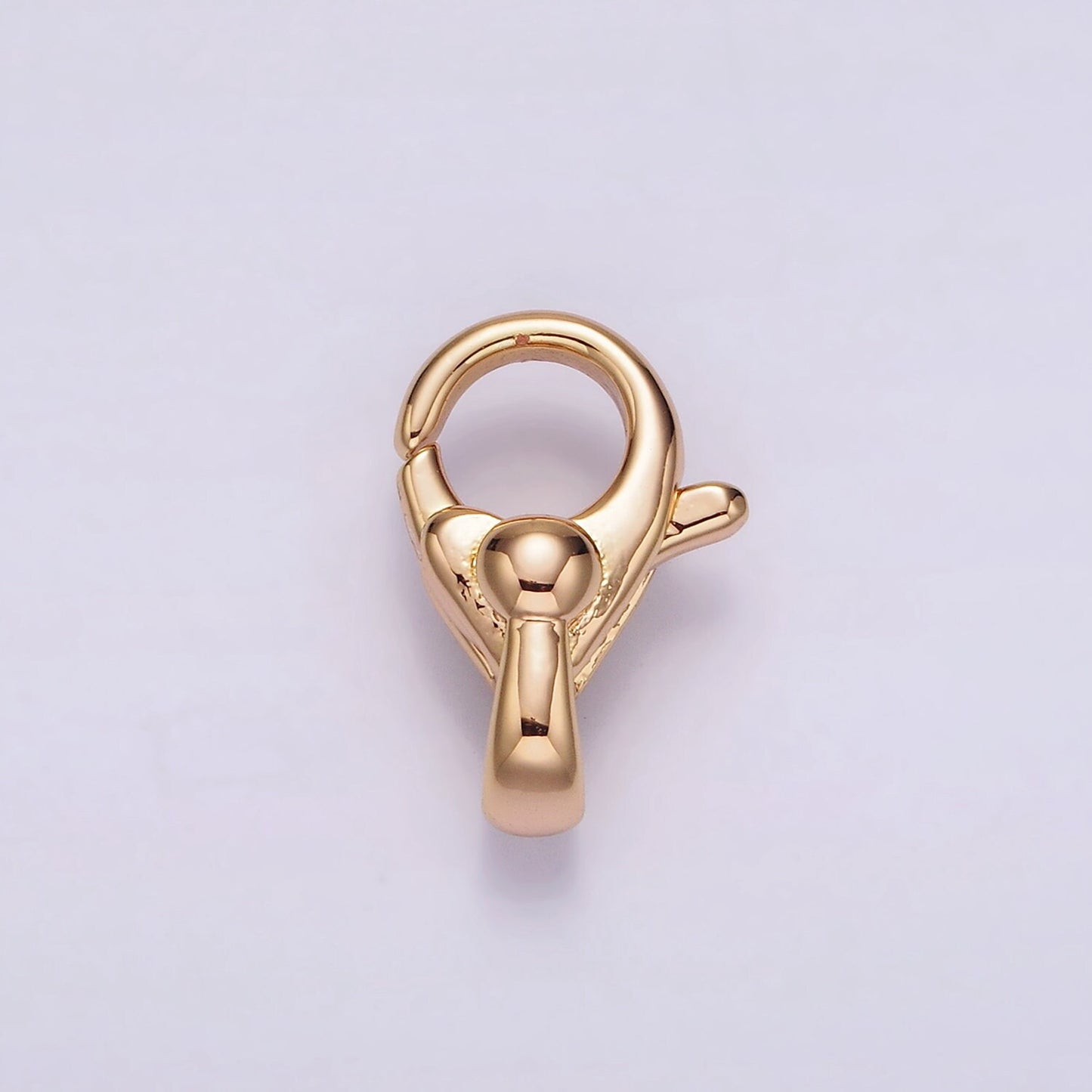 1pc Mini Wholesale Lobster Clasp 14k Gold Filled Head Lobster Claw for Jewelry Making 17.4 x 10.9 mm Z-521