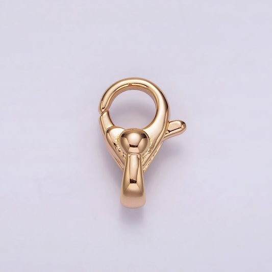 1pc Mini Wholesale Lobster Clasp 14k Gold Filled Head Lobster Claw for Jewelry Making 17.4 x 10.9 mm Z-521