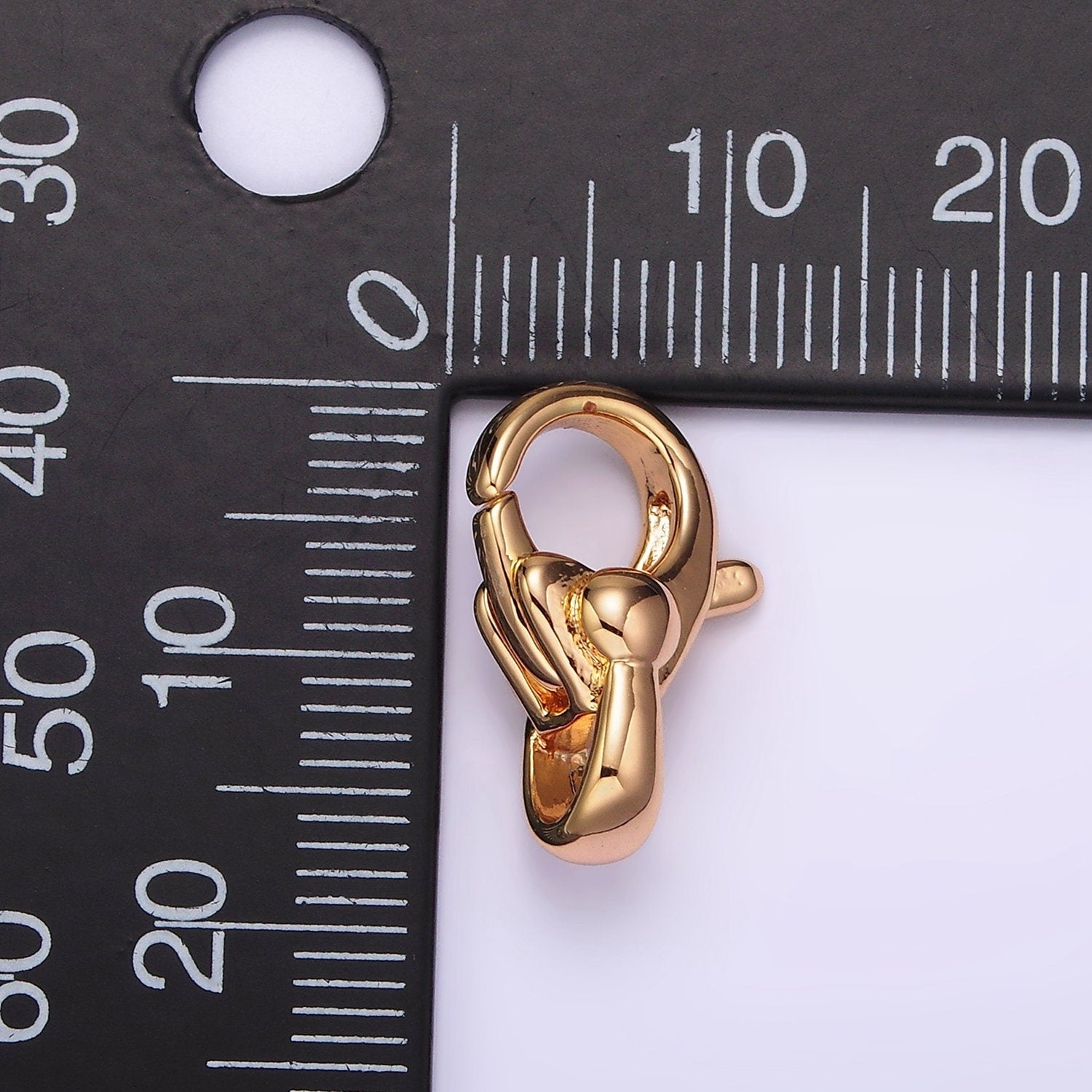 1pc Mini Wholesale Lobster Clasp 14k Gold Filled Head Lobster Claw for Jewelry Making 17.4 x 10.9 mm Z-521