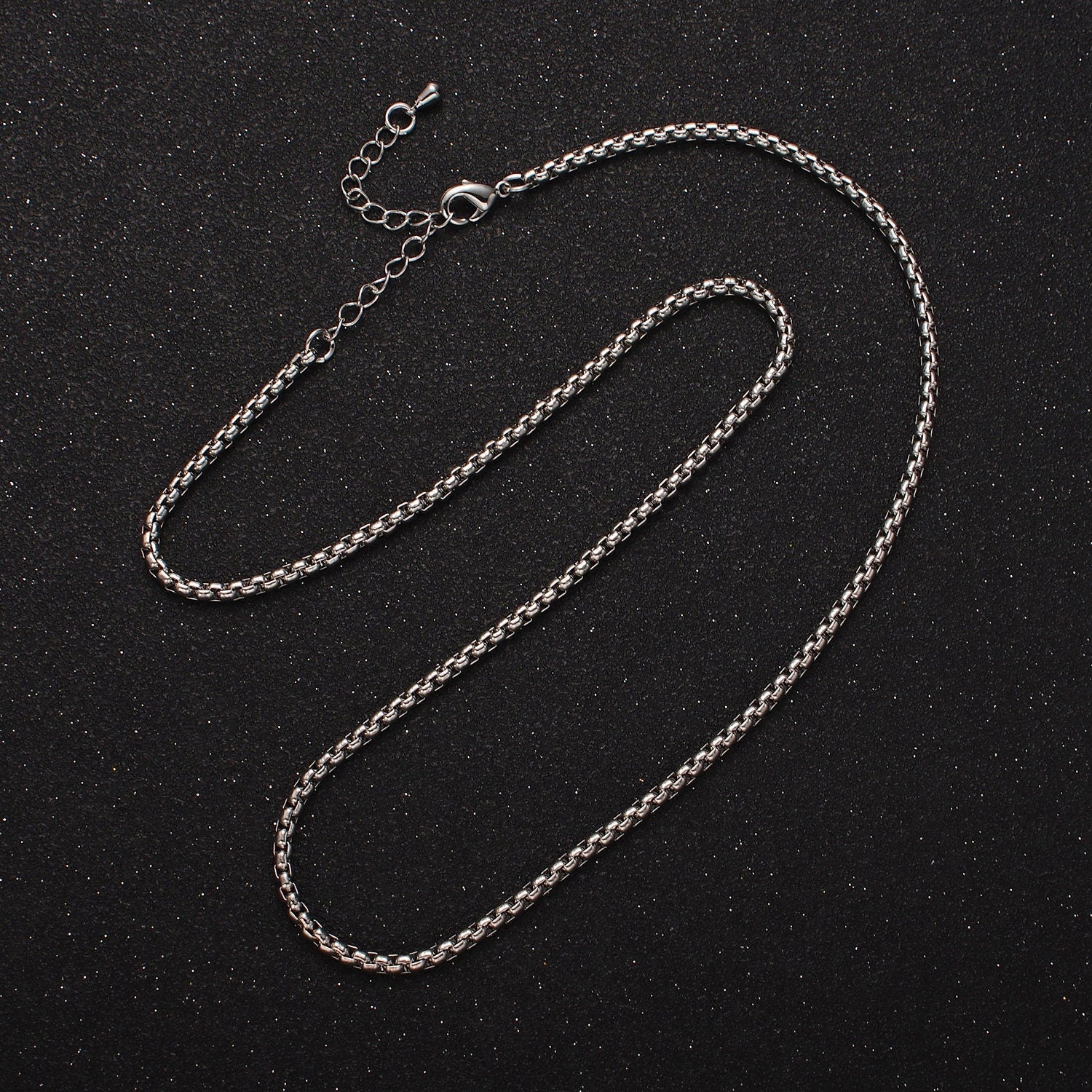 14K Gold Filled 2.5mm Box Chain 18 Inch, 16 Inch Layering Necklace in Gold & Silver Unisex Jewelry | WA-2220 ~ WA-2223
