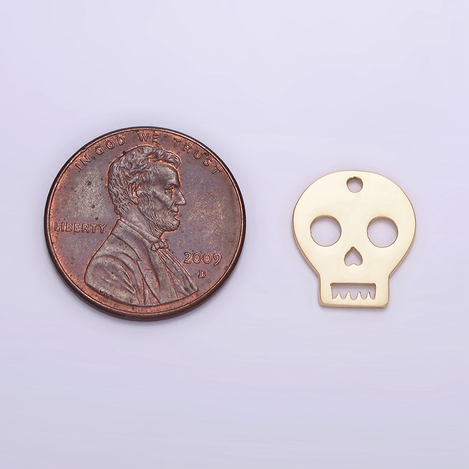 Mini Skull Charms Teeny Tiny Spooky Cute Skull Gothic Halloween Charm Jewelry Findings Dia De Los Muertos, Day of the Dead P1240
