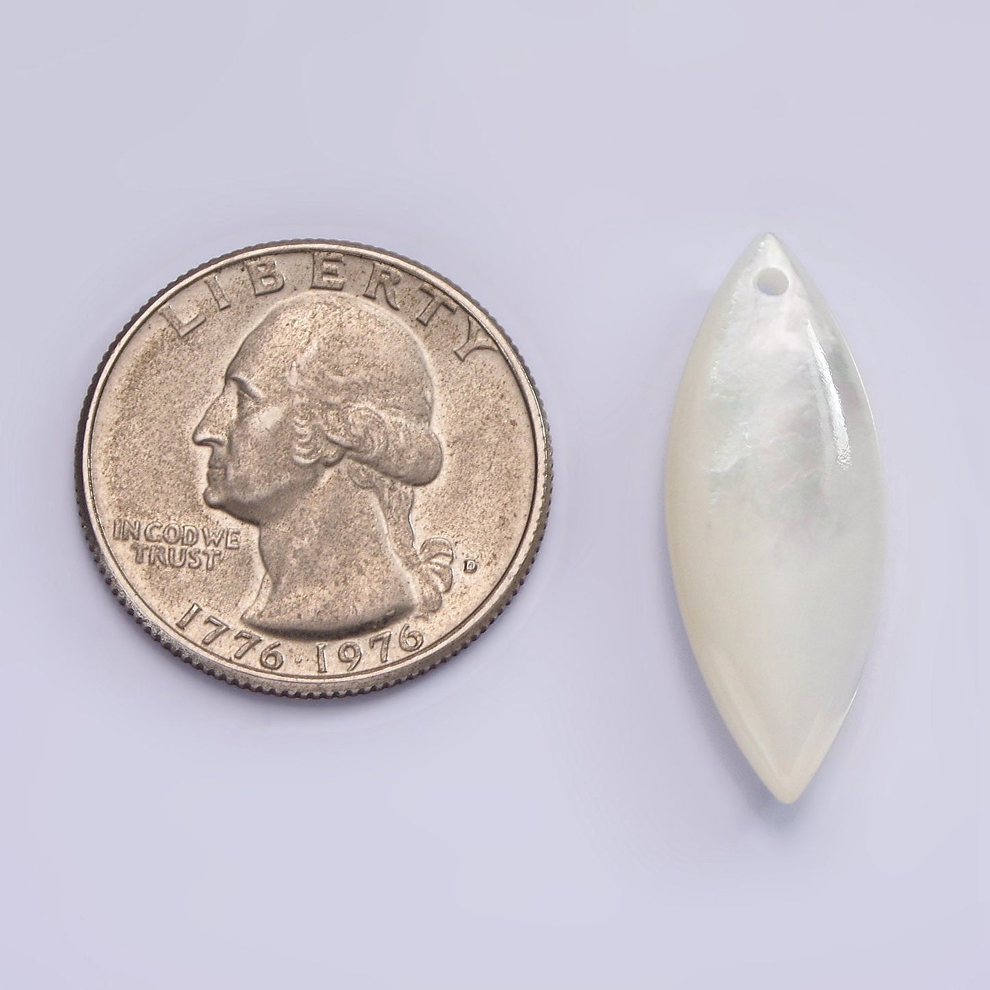 1x 30mm x 12mm drilled natural White MOP mother of pearl shell oval Surfboard beads for Beach Inspired Men Women Jewelry