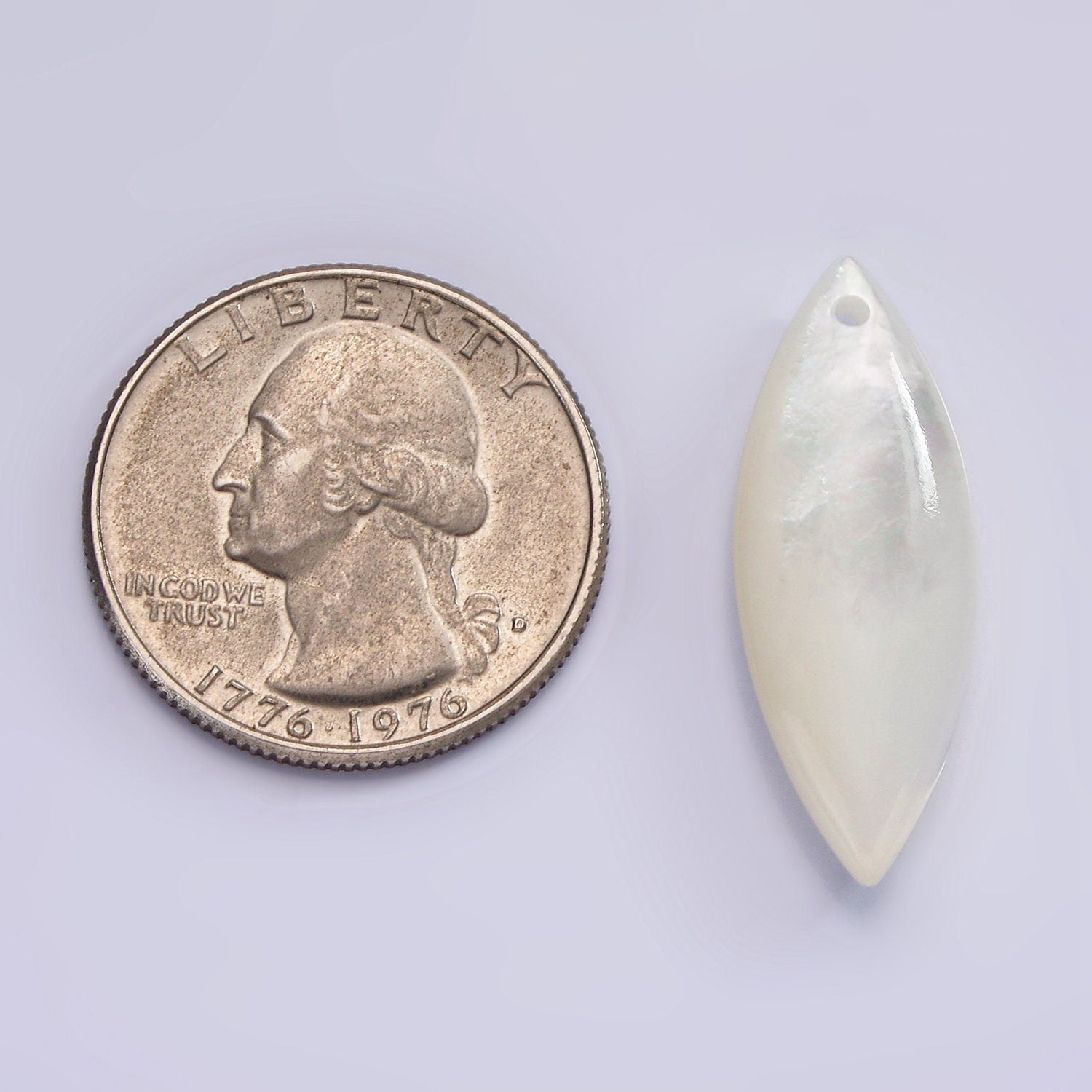 1x 30mm x 12mm drilled natural White MOP mother of pearl shell oval Surfboard beads for Beach Inspired Men Women Jewelry