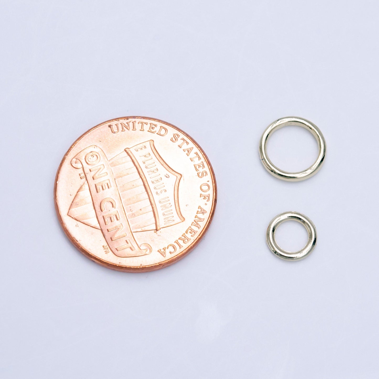 Soldered O Ring 6mm, 8mm 19 Gauge Close Jump Ring Jewelry Making Supply Pack | Z908 Z909